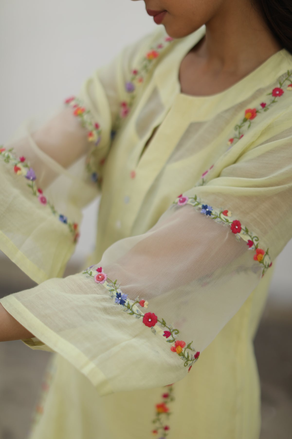 Shikara Yellow Kurta Set