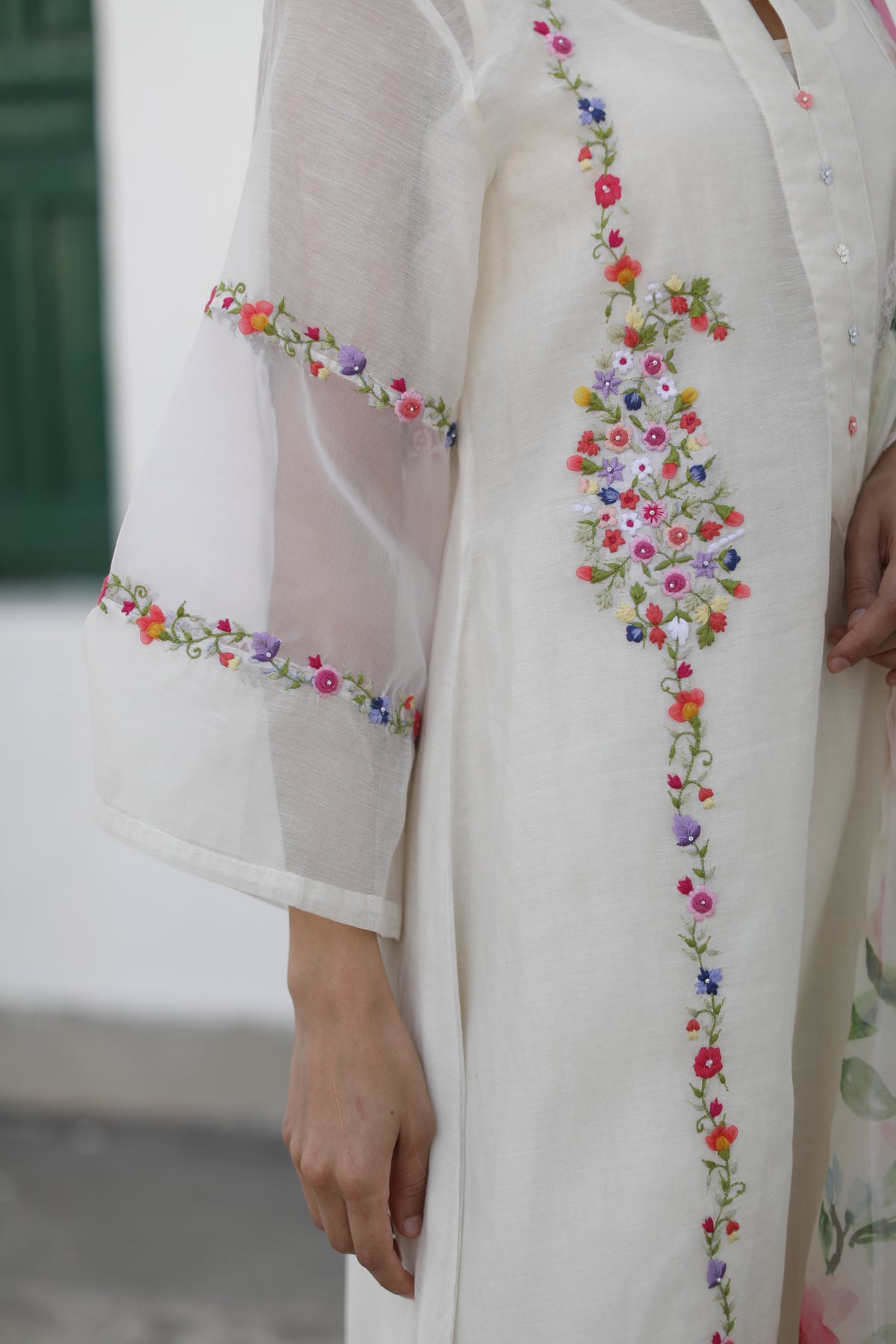 Shikaara Ivory Kurta Set