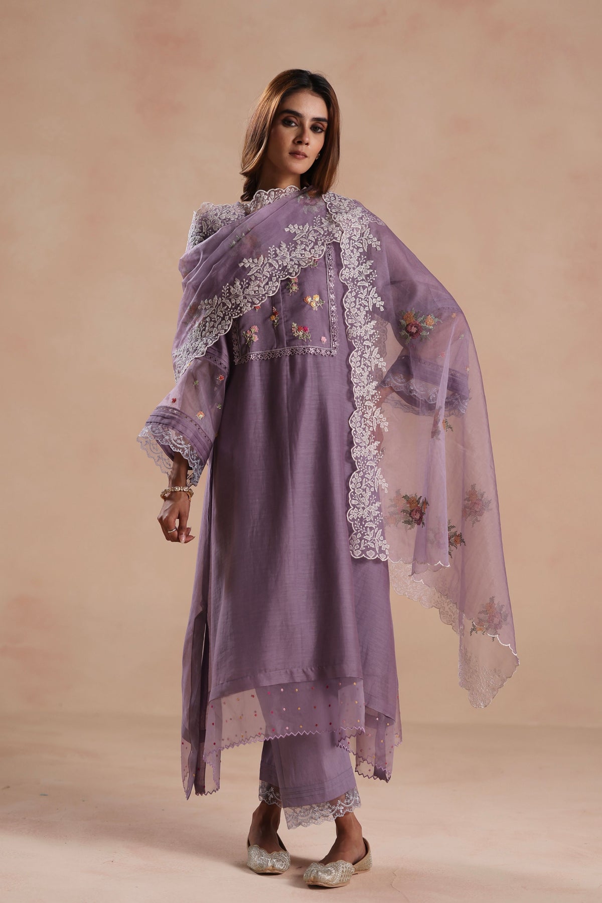 Siara Purple Kurta Set