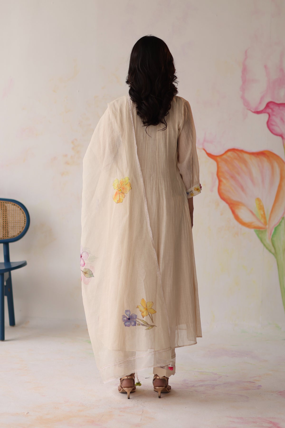 Kinza Ivory Kurta Set