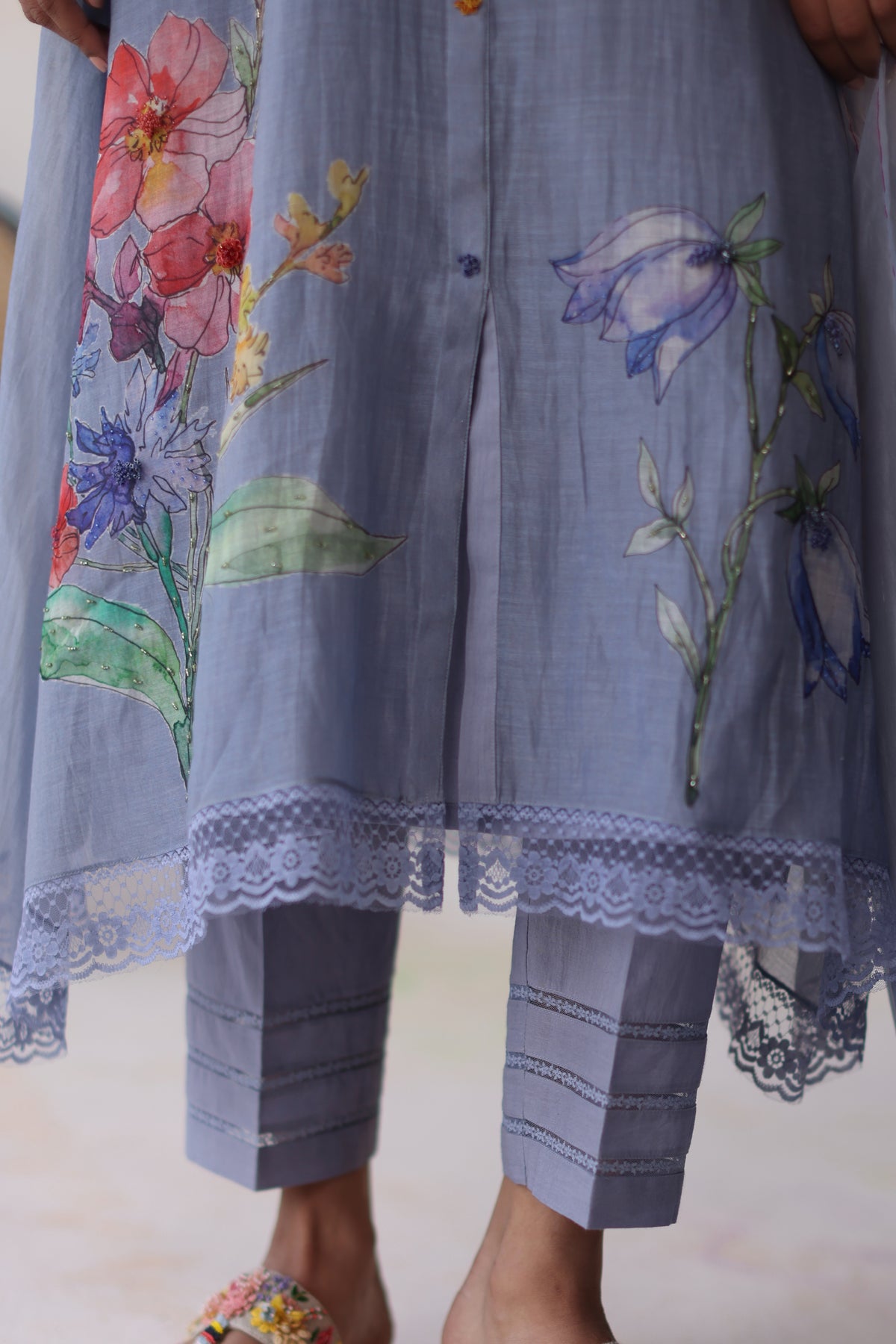 Amaltas Periwinkle Kurta Set