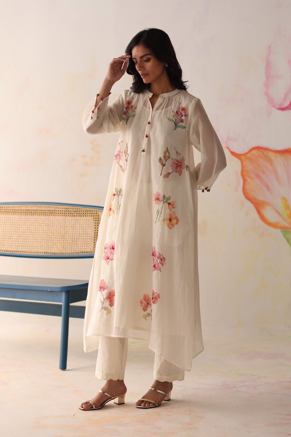 Pista Ivory Kurta Set