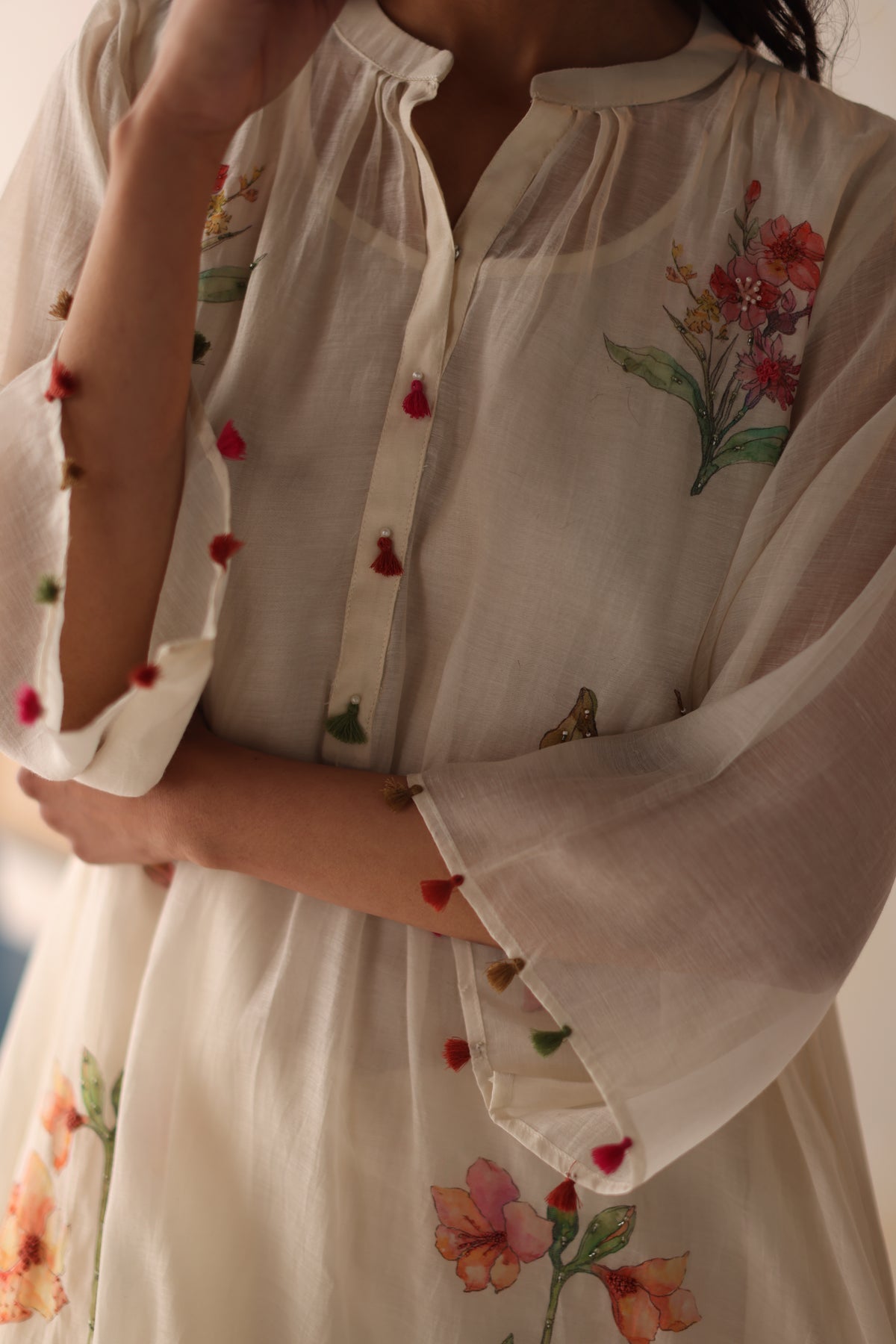 Pista Ivory Kurta Set