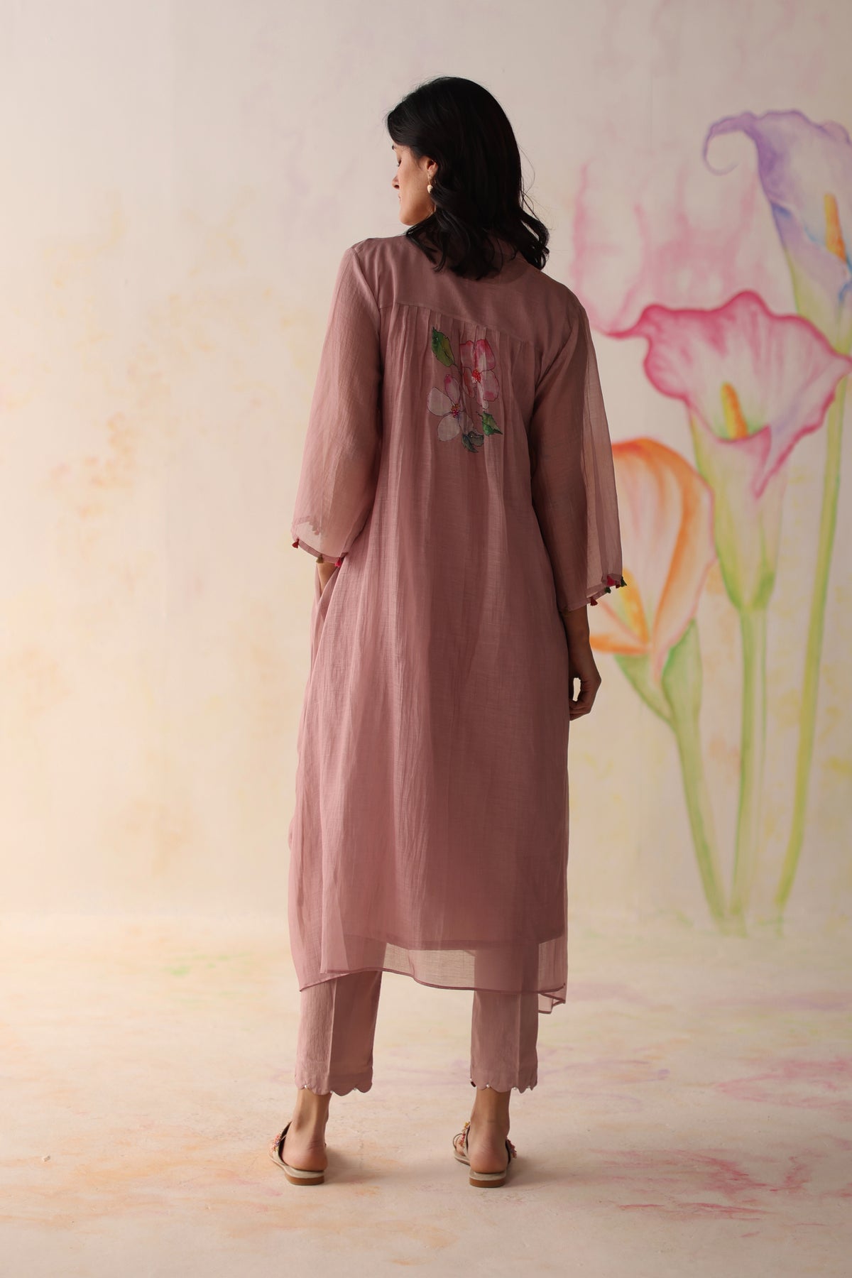 Kesar Pink Kurta Set