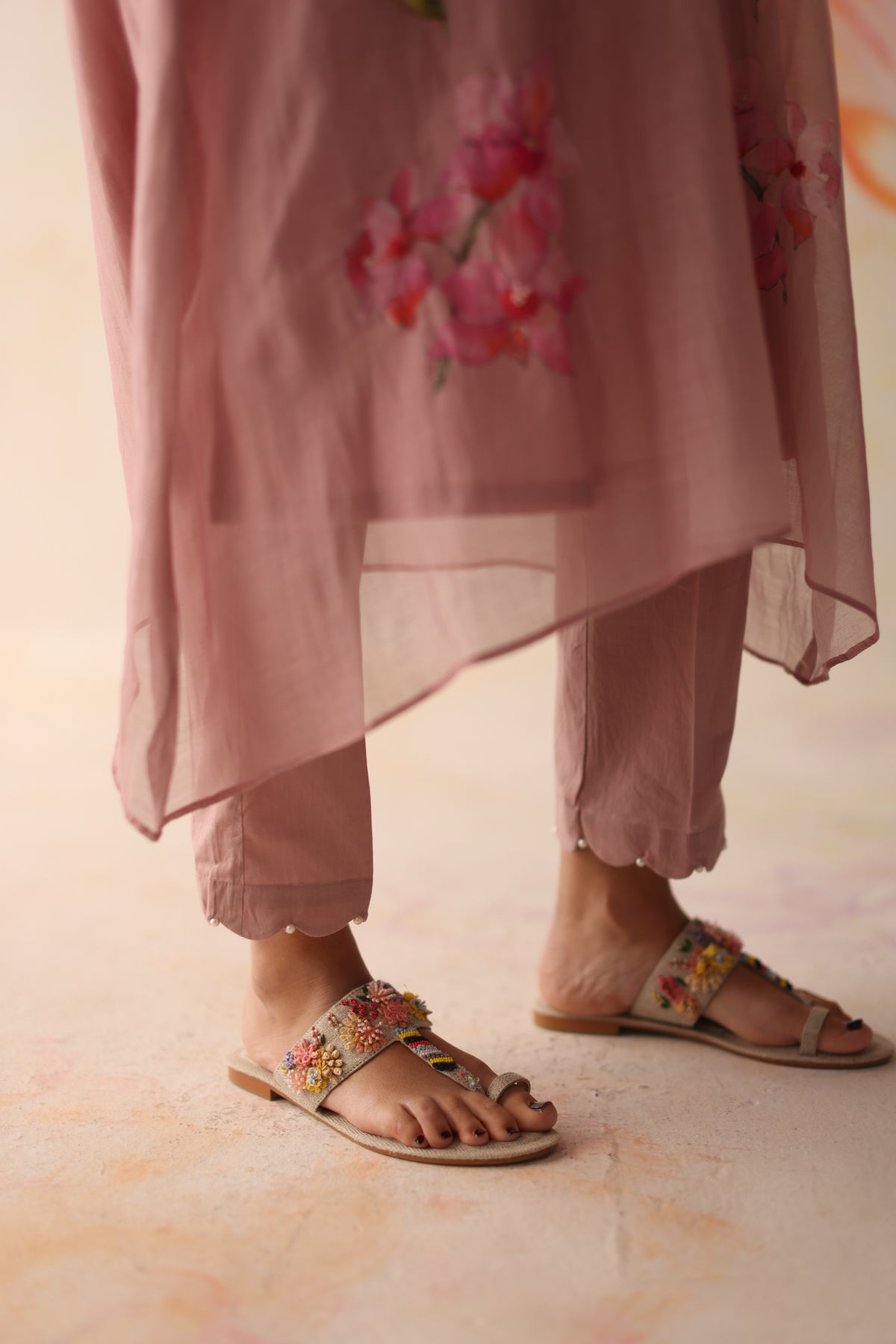 Kesar Pink Kurta Set