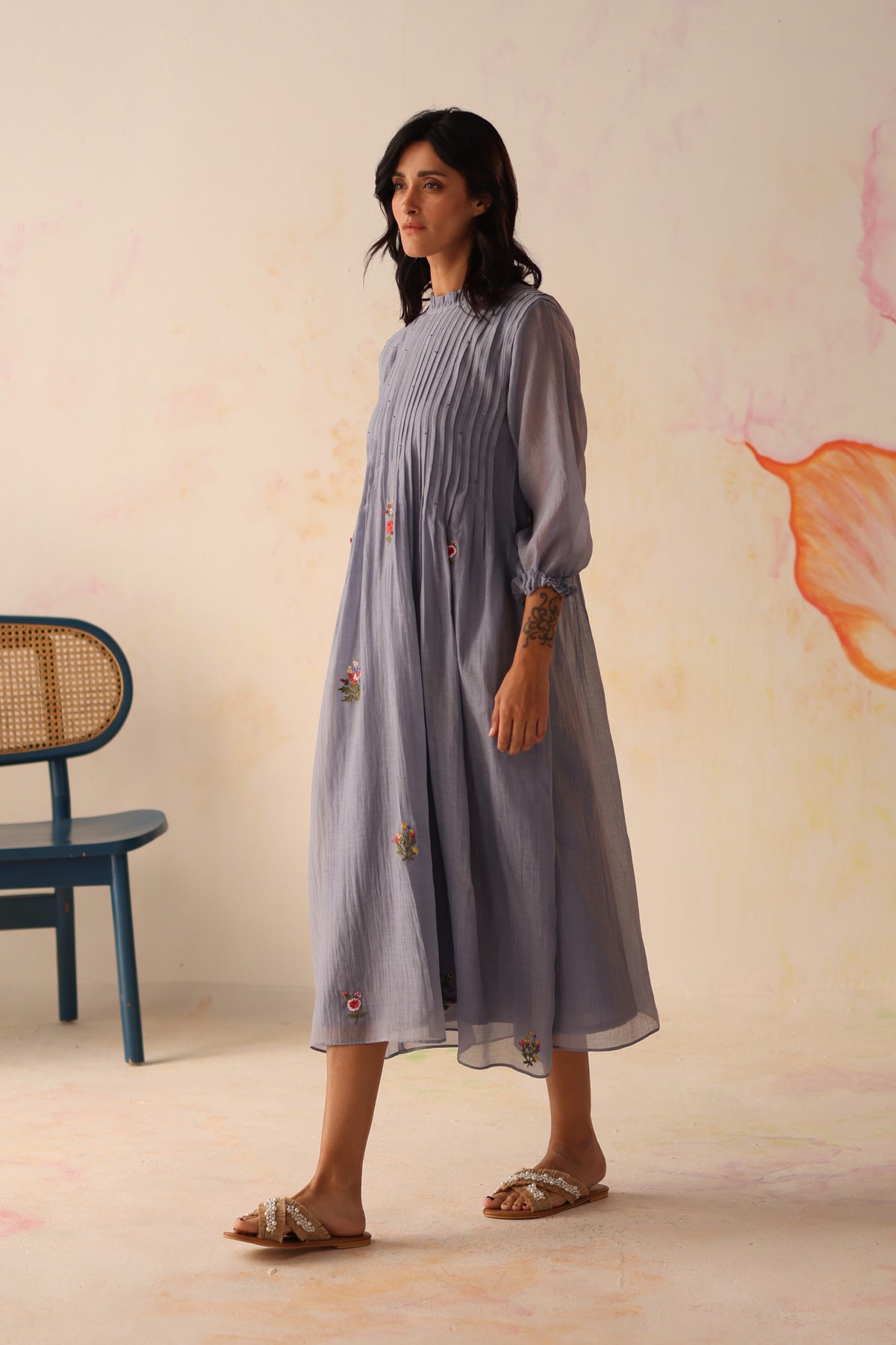 Khubani Periwinkle Dress