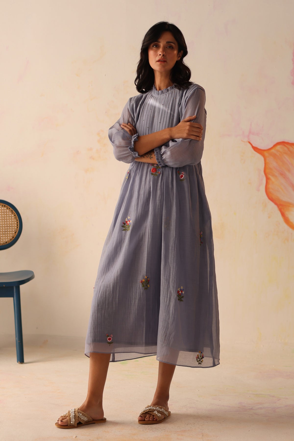 Khubani Periwinkle Dress