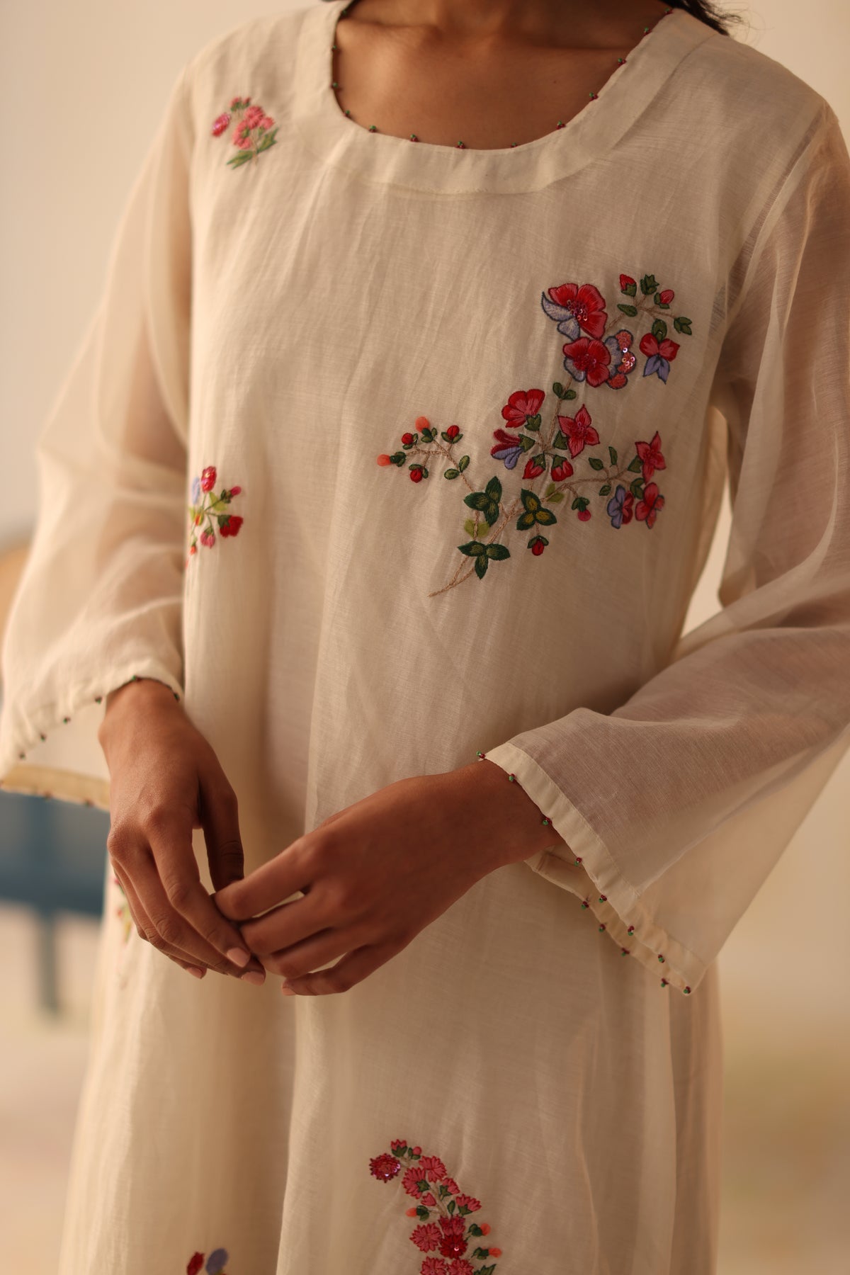 Fariha Ivory Dress