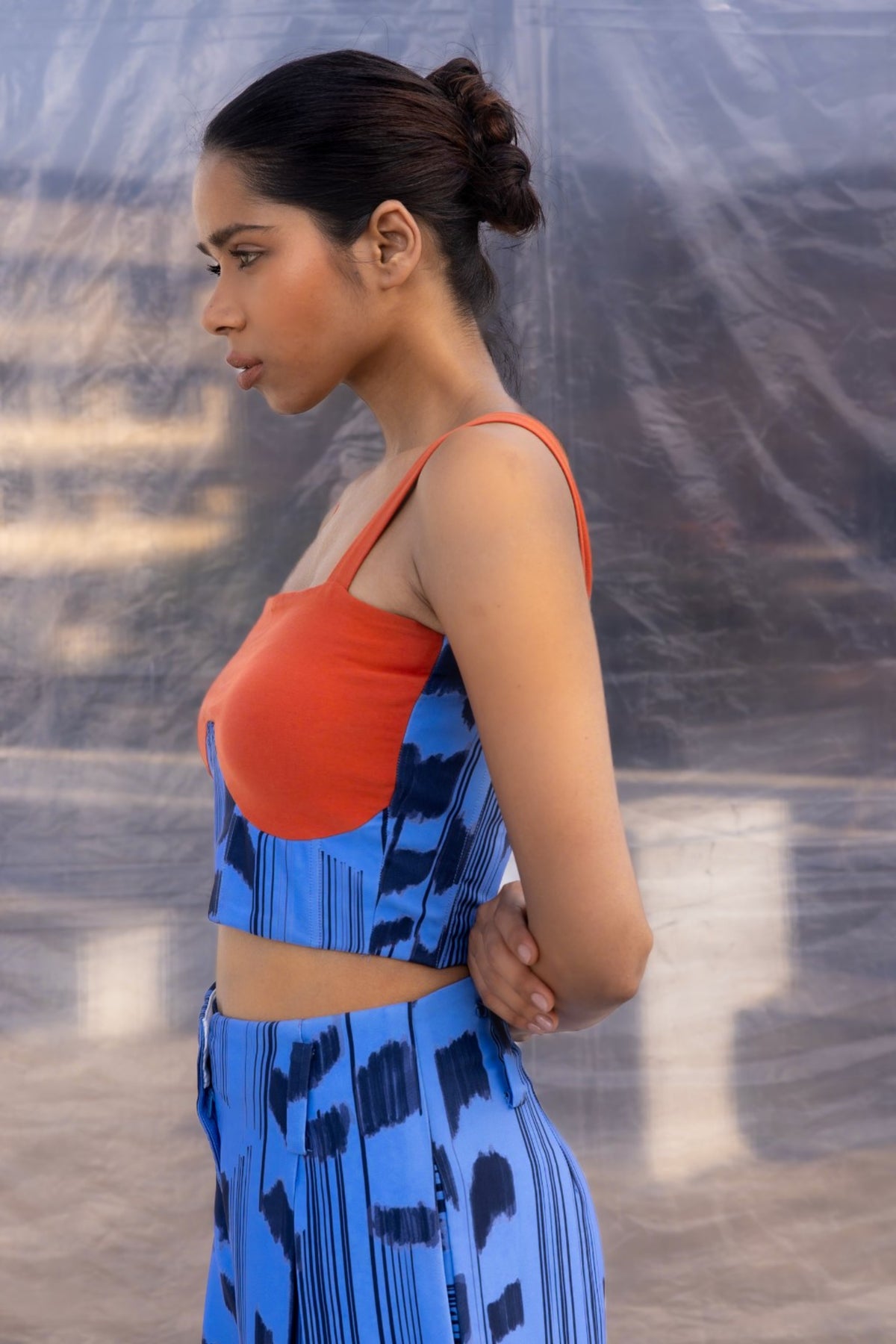 Candy Scribble Crop Top