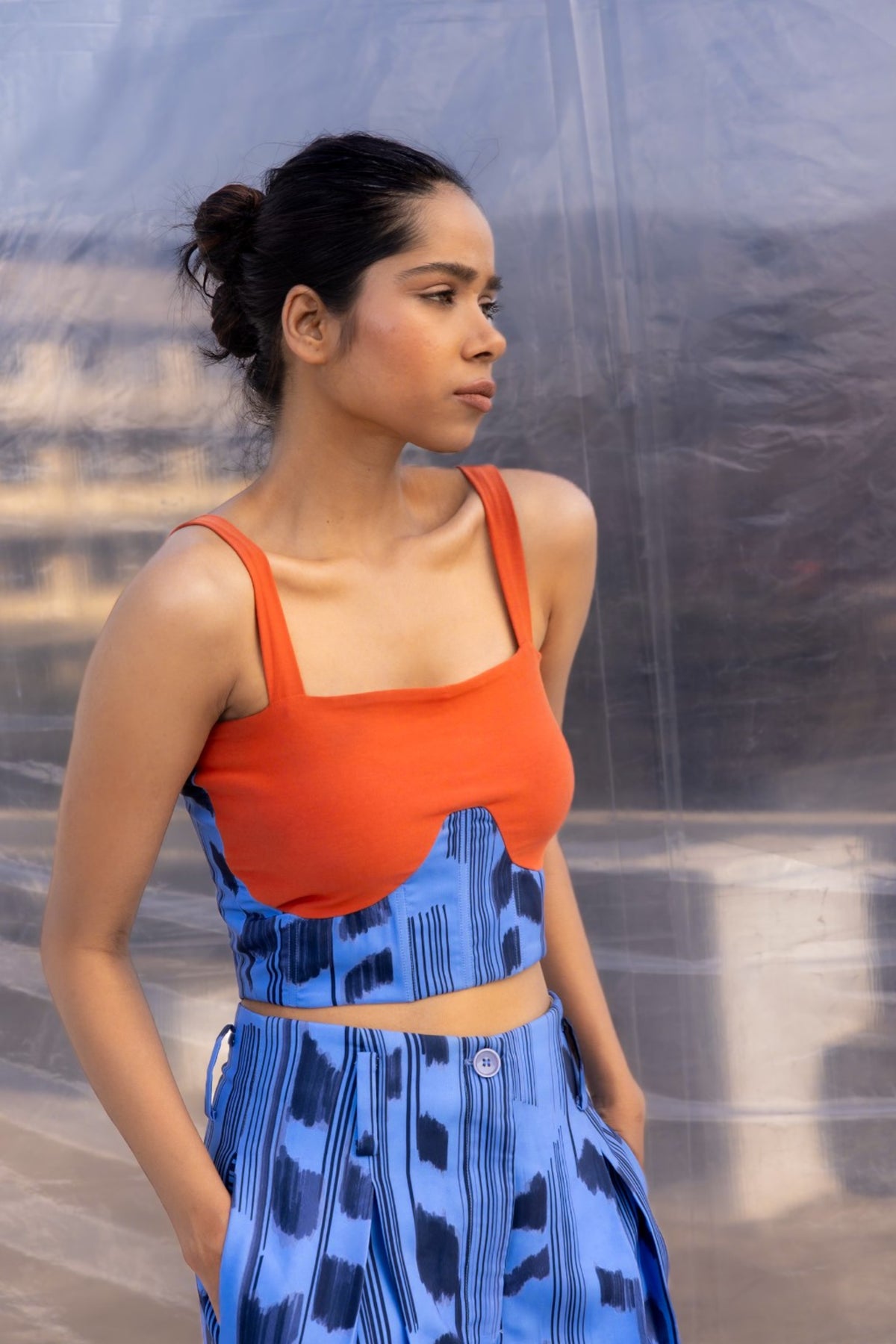 Candy Scribble Crop Top