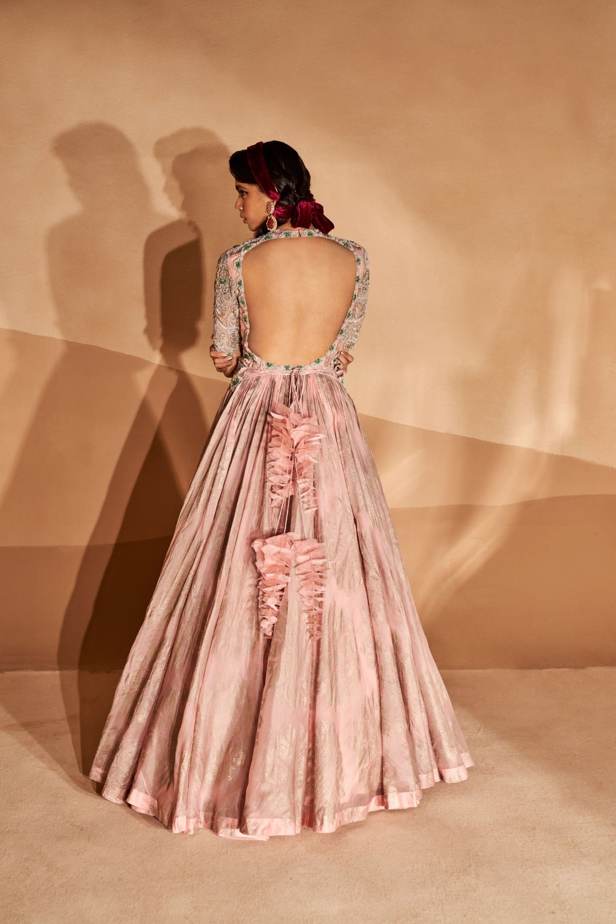 Tara Belted Anarkali Gown