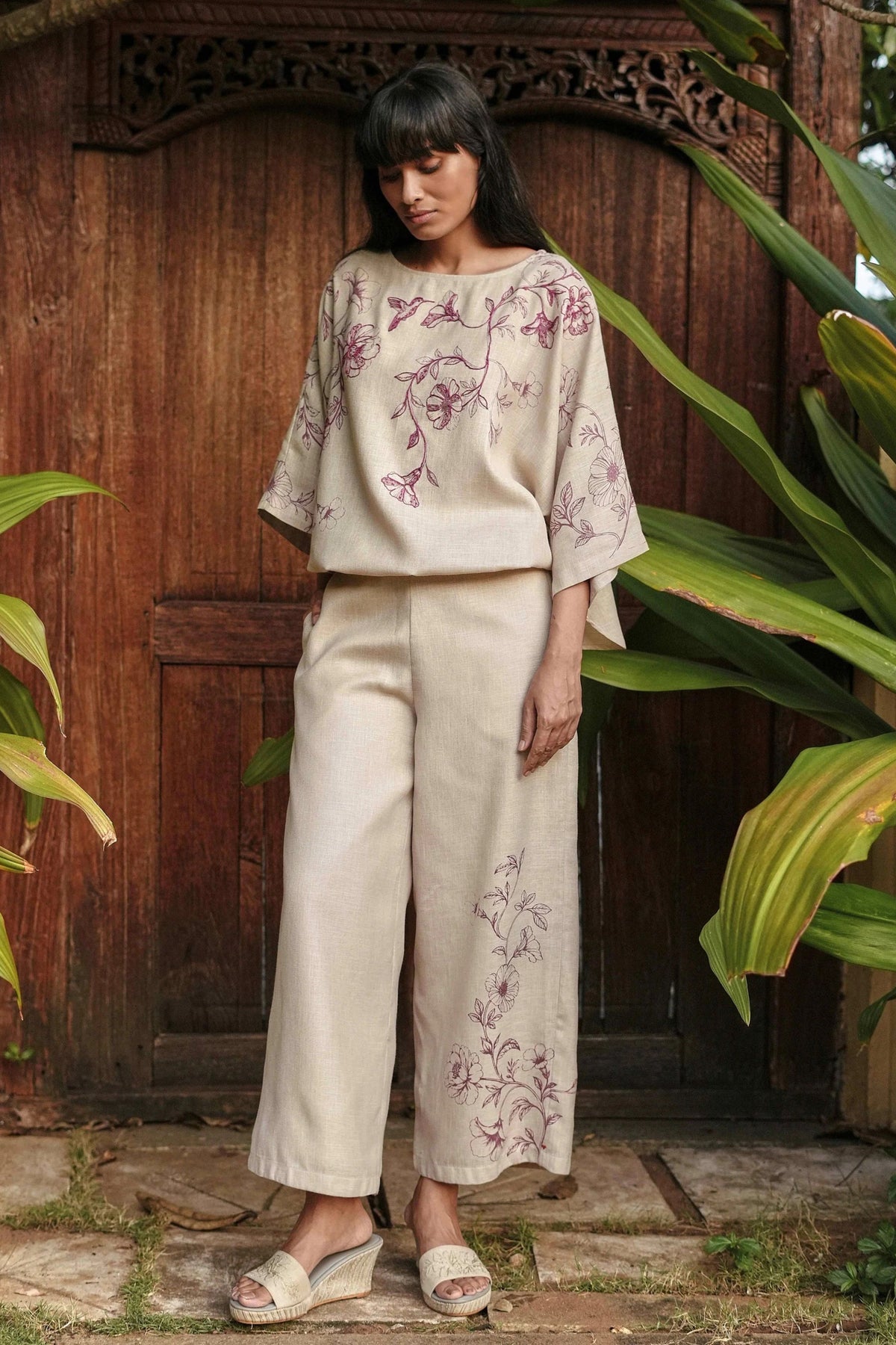 Bloomscape Natural Co-ord Set