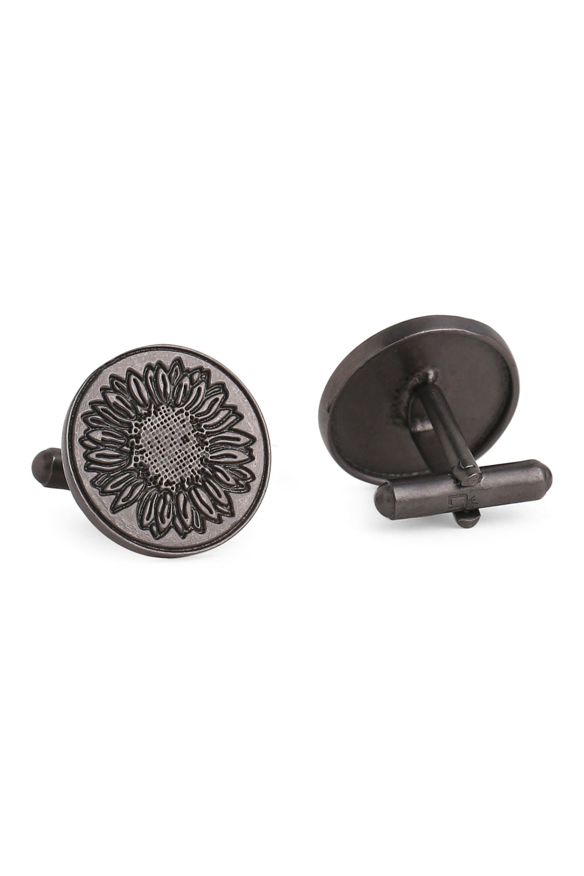 Sunflower Glitter Cufflinks