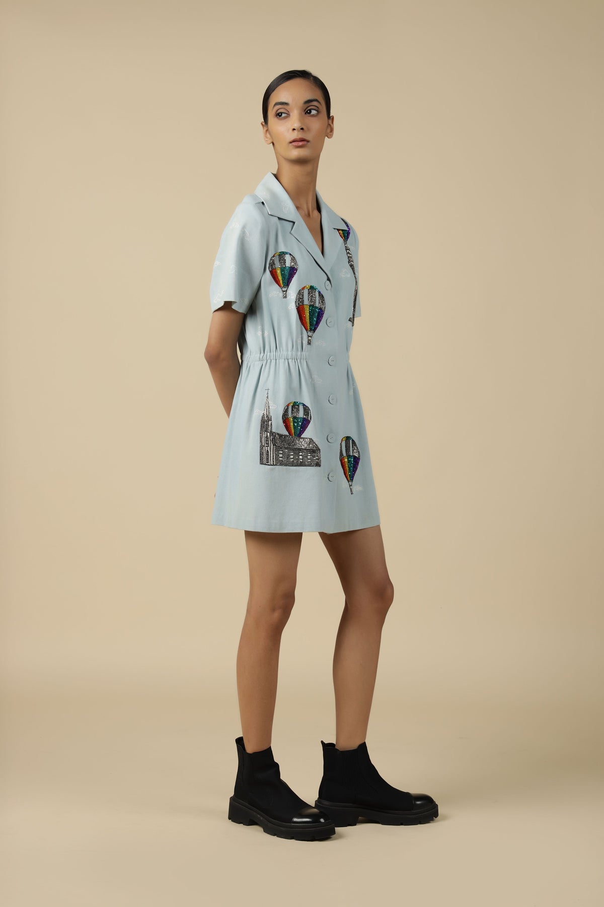 Air Balloons Summer Coat Dress