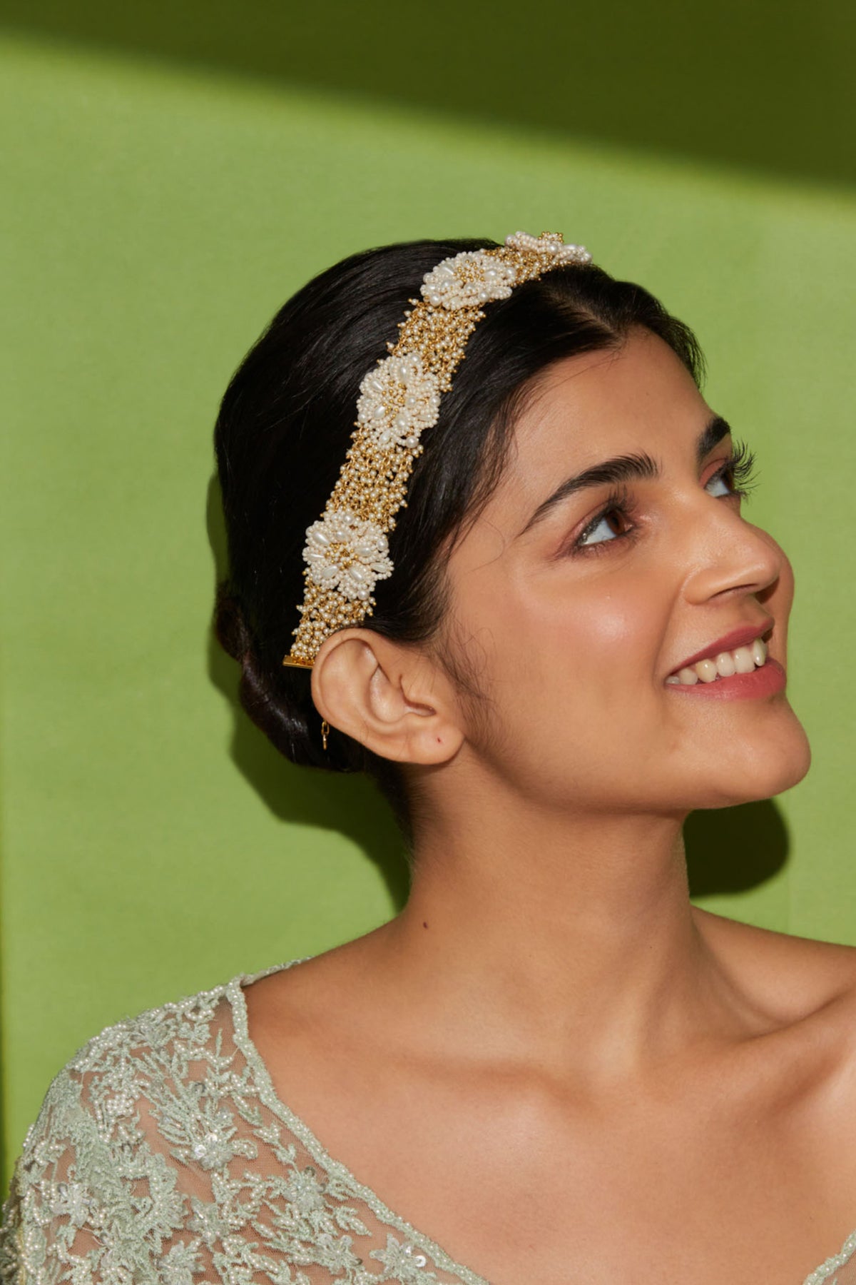 Statement Maang Tikka With Pearls