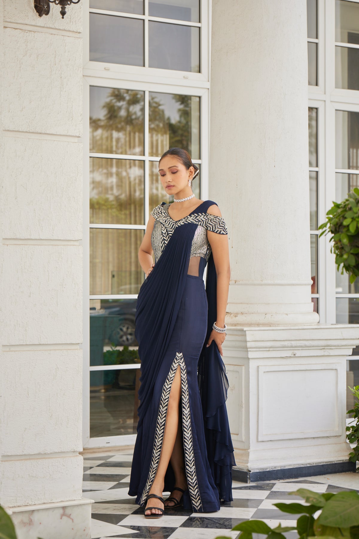 Sowri Pre-draped Saree Gown