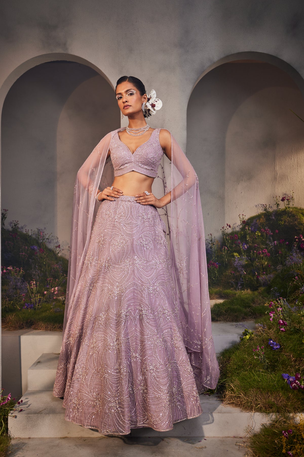 Letty Lavender Lehenga Set