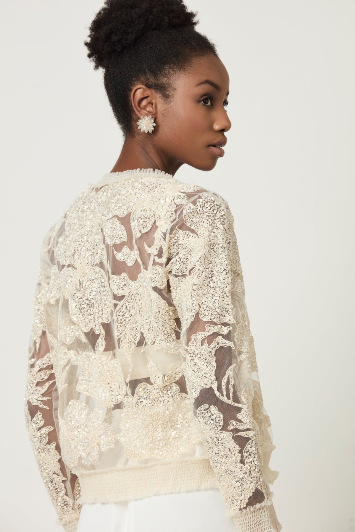 Luna Net Cardigan Set