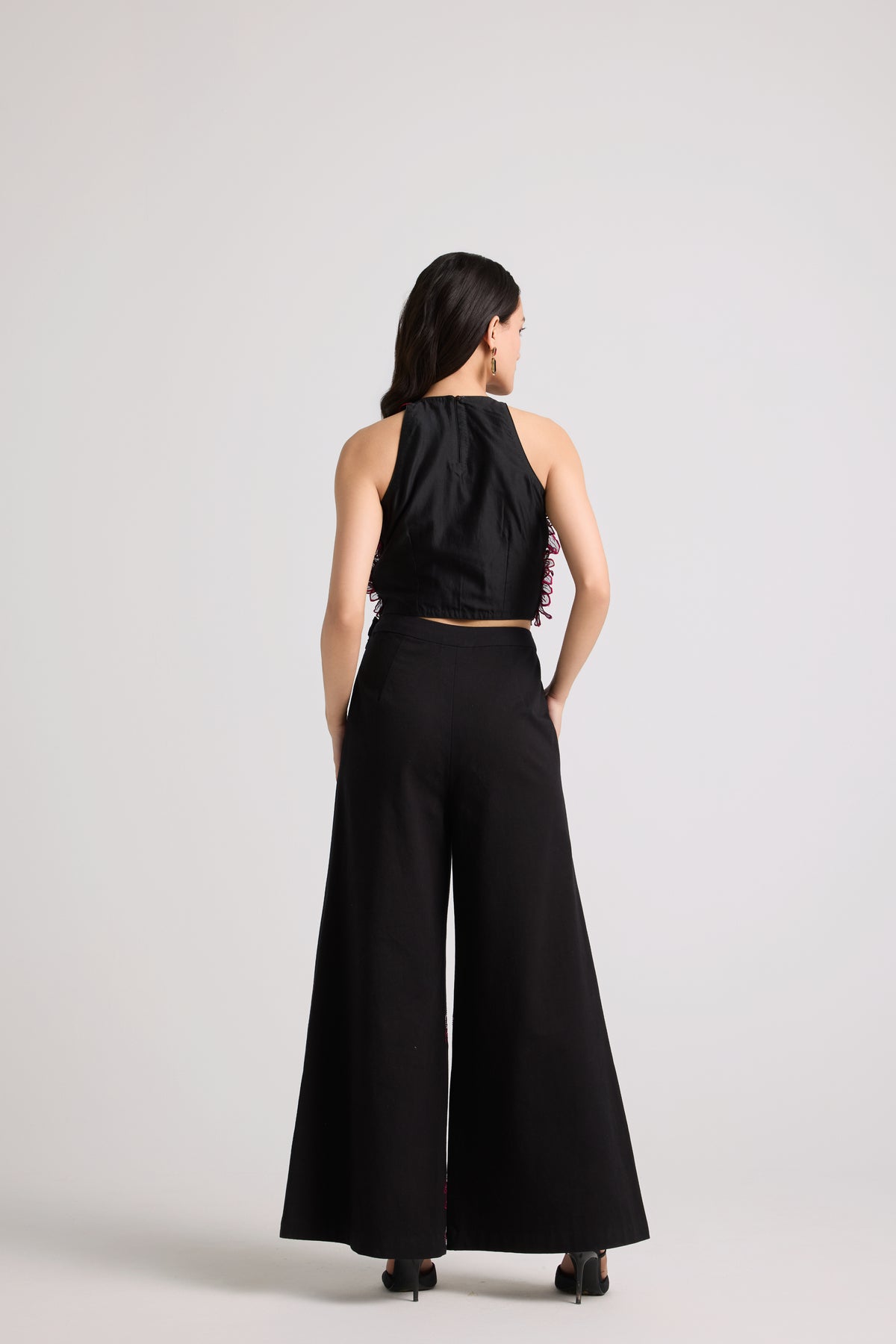 Black Paisley Pants