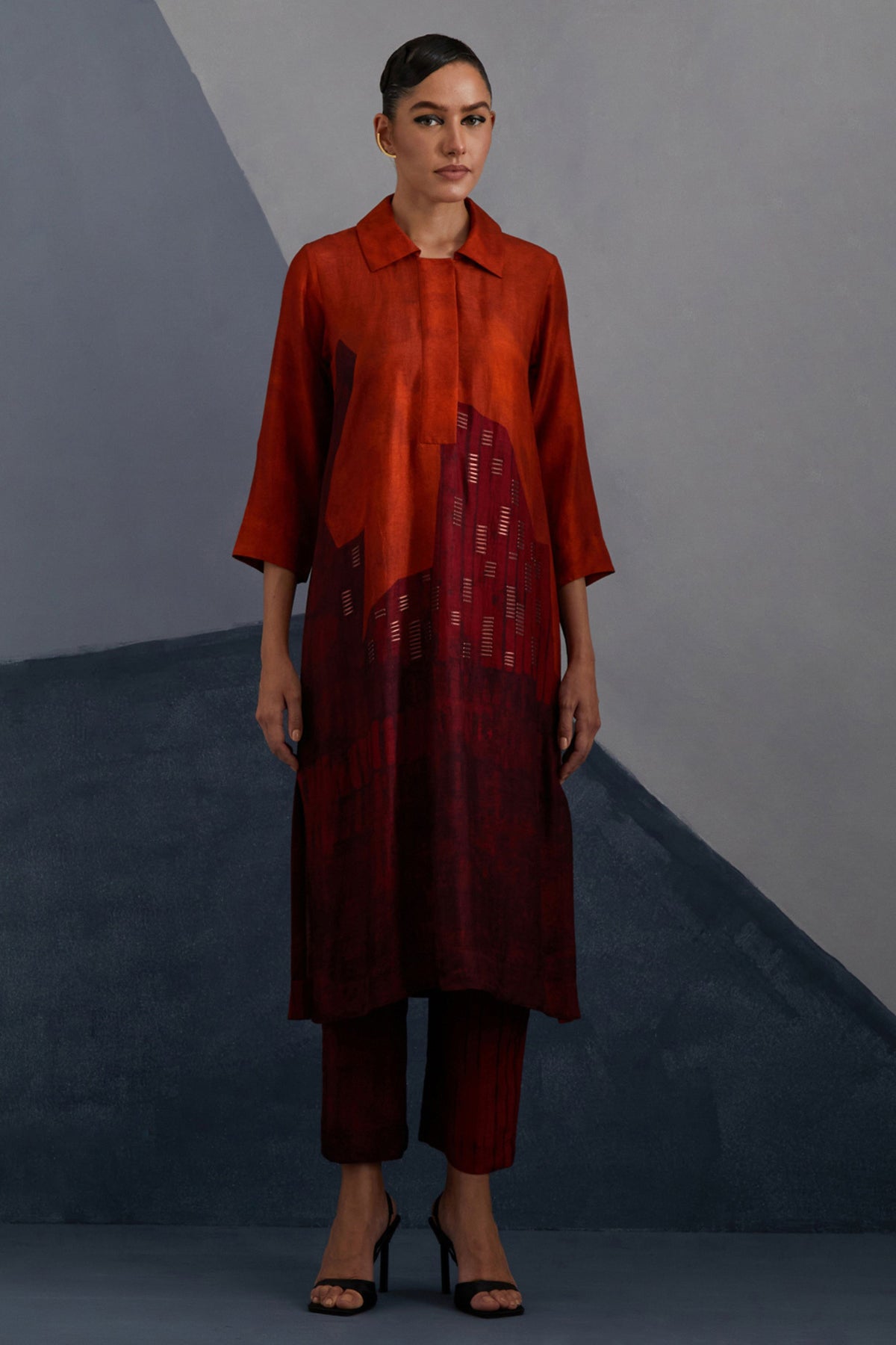Omen Rust Kurta Set