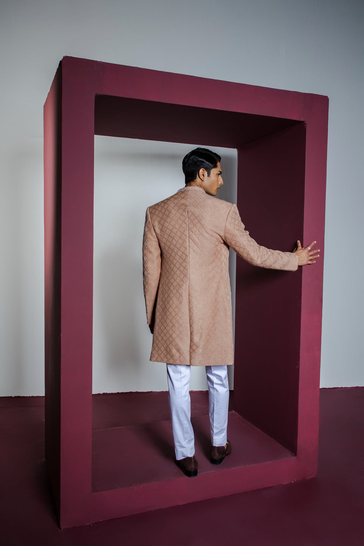 Opulent Open Sherwani Set