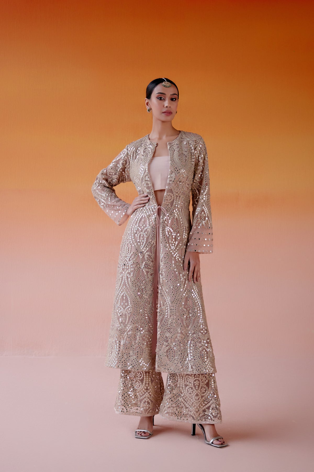 Blush Pink Net Jacket