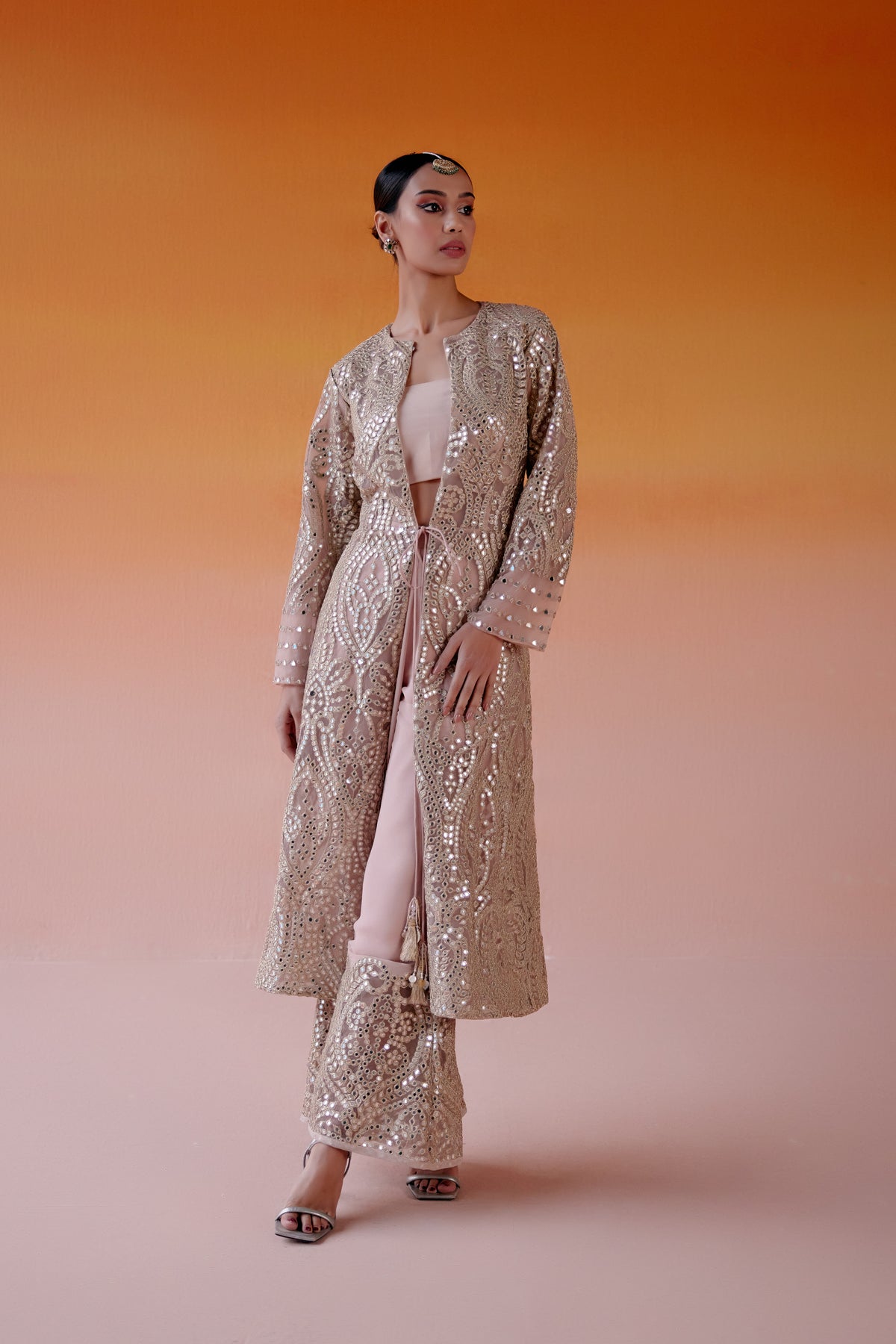 Blush Pink Net Jacket