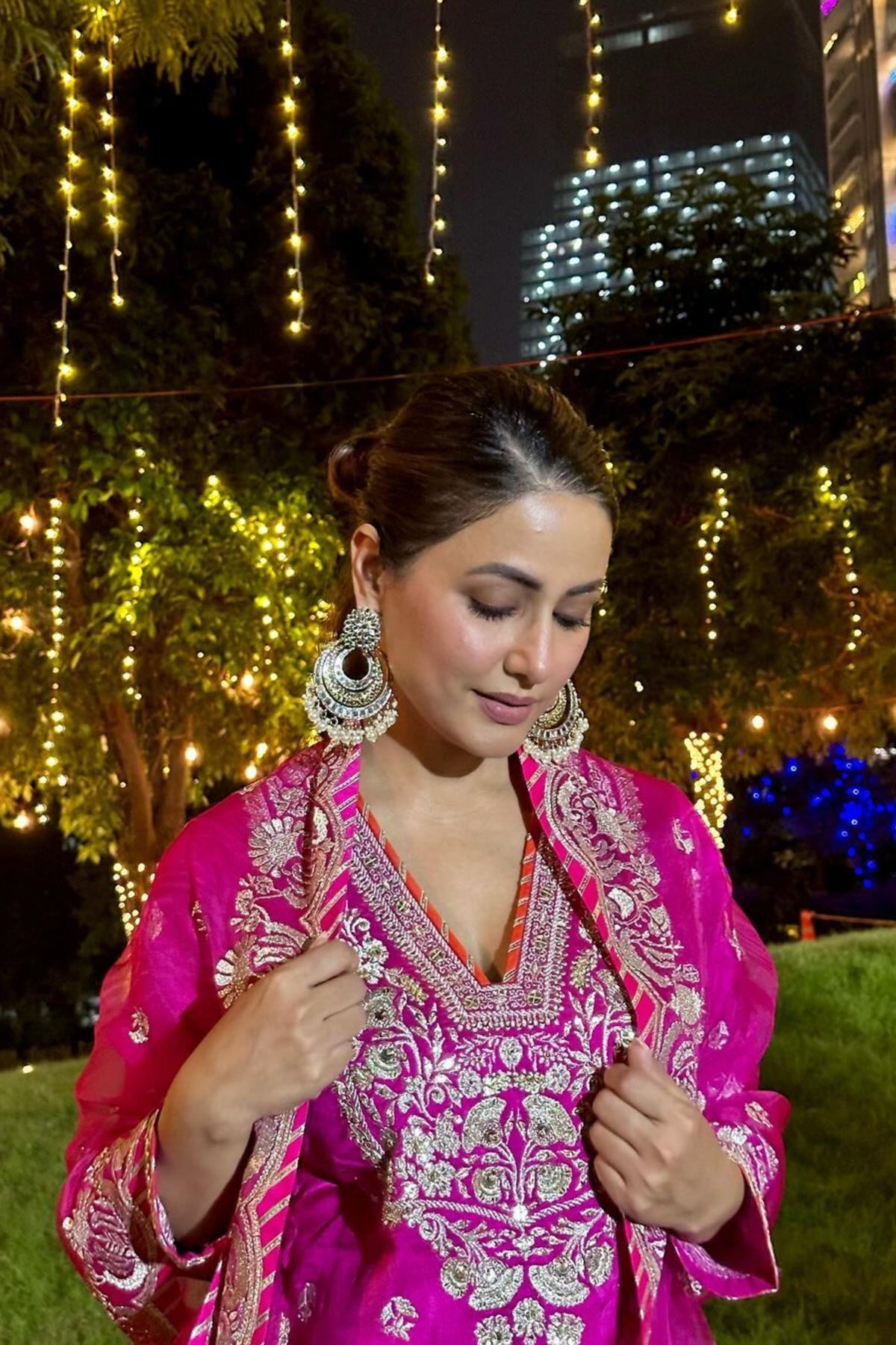 Hina Khan Sharara Set