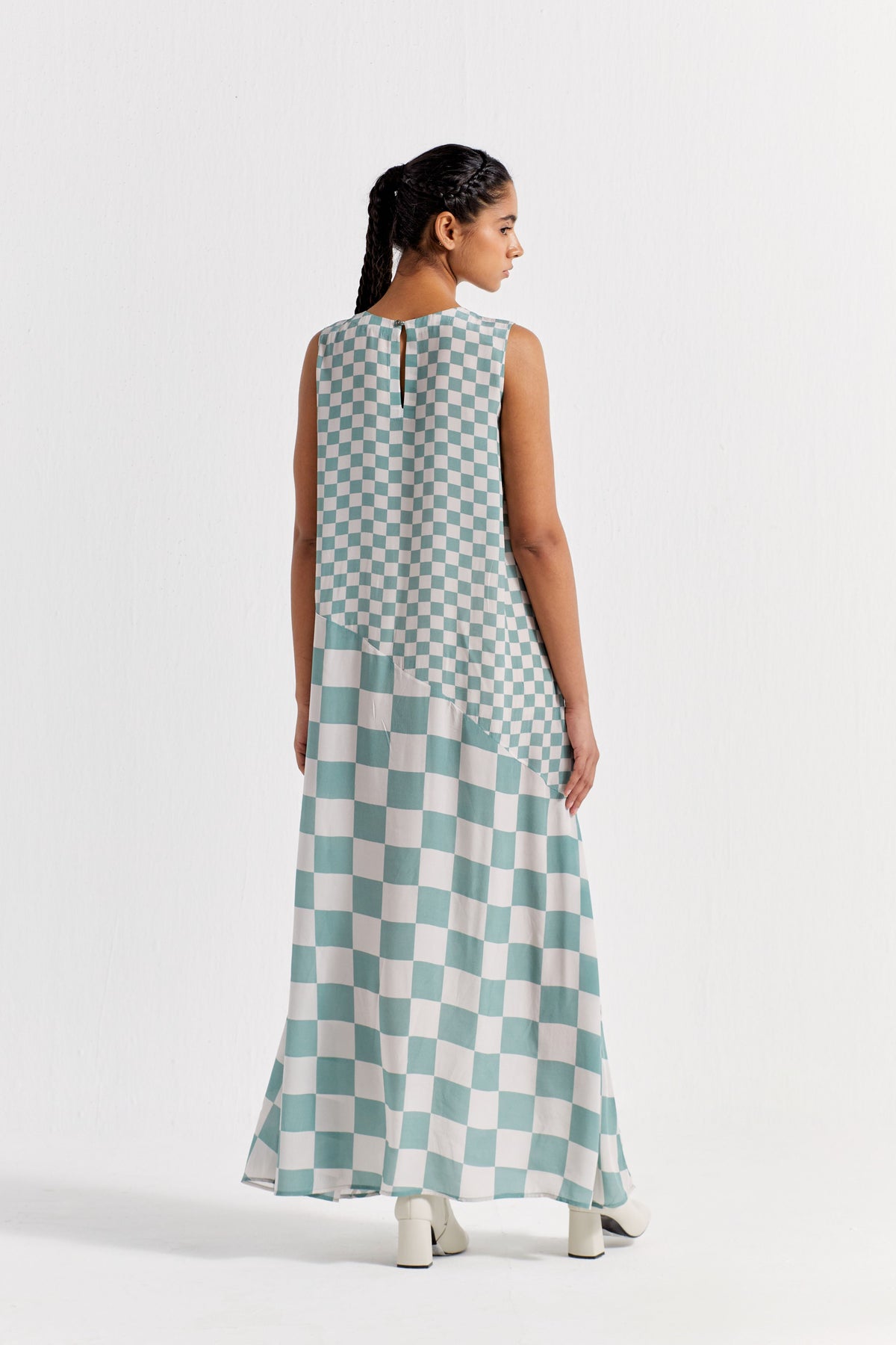 Sleeveless Asymmetric Dress