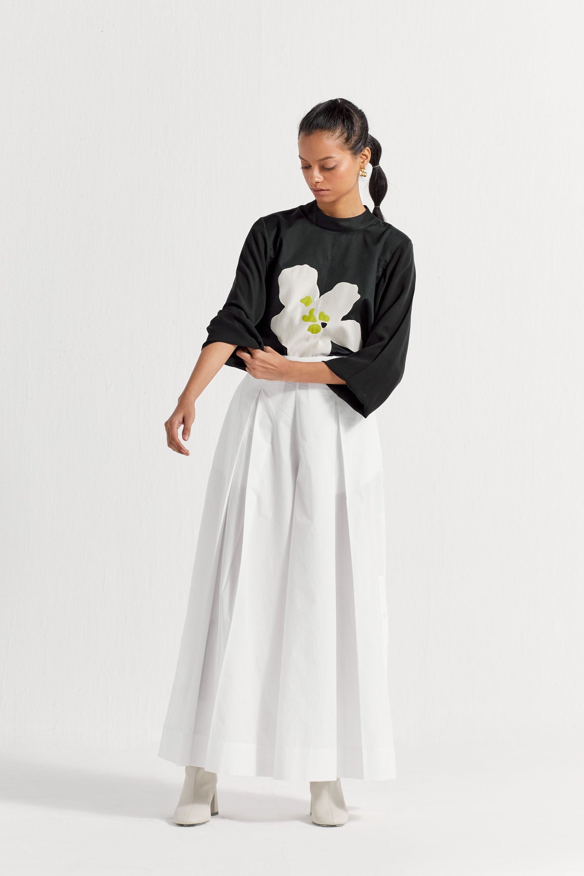 Floral Applique Top