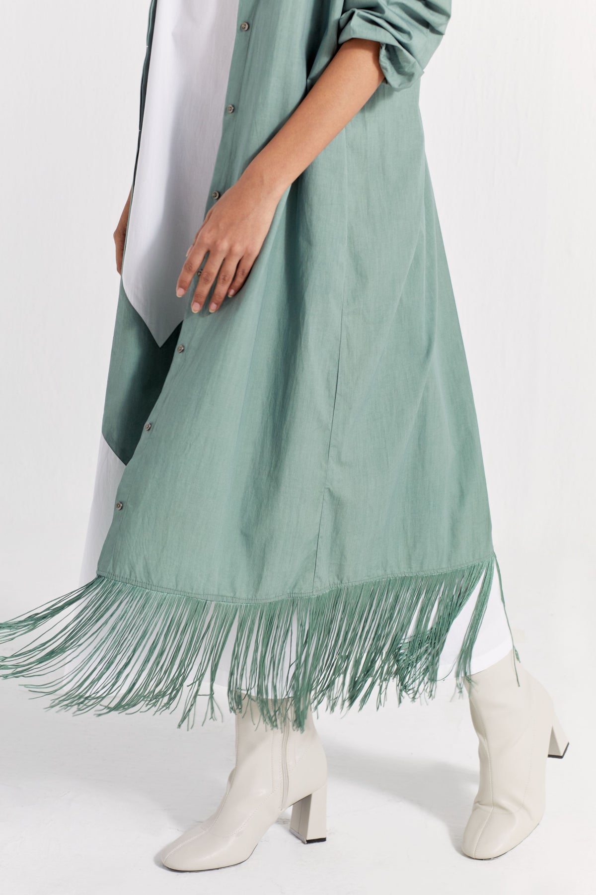 Fringe Back Yoke Jacket