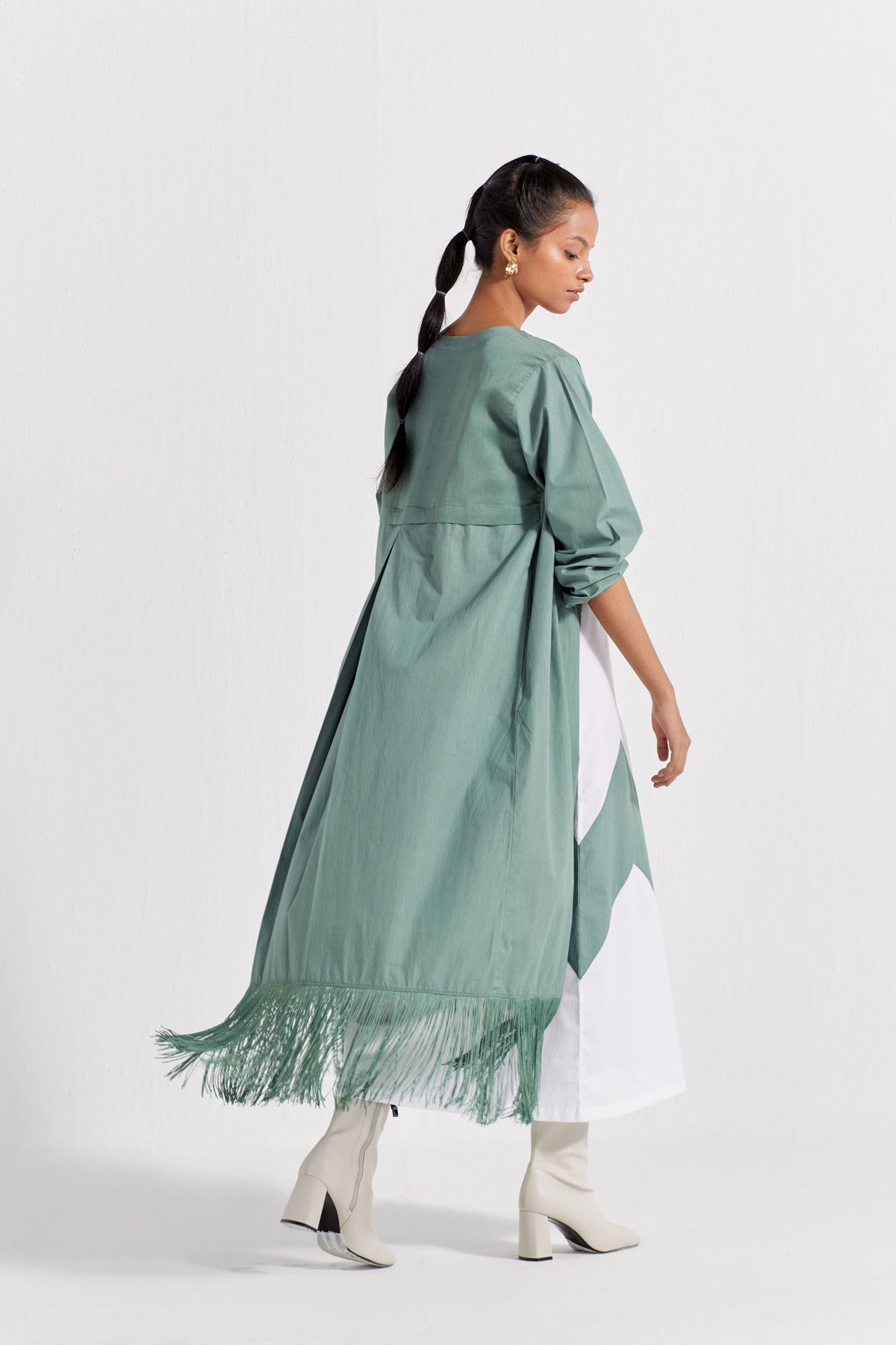 Fringe Back Yoke Jacket Co-ord