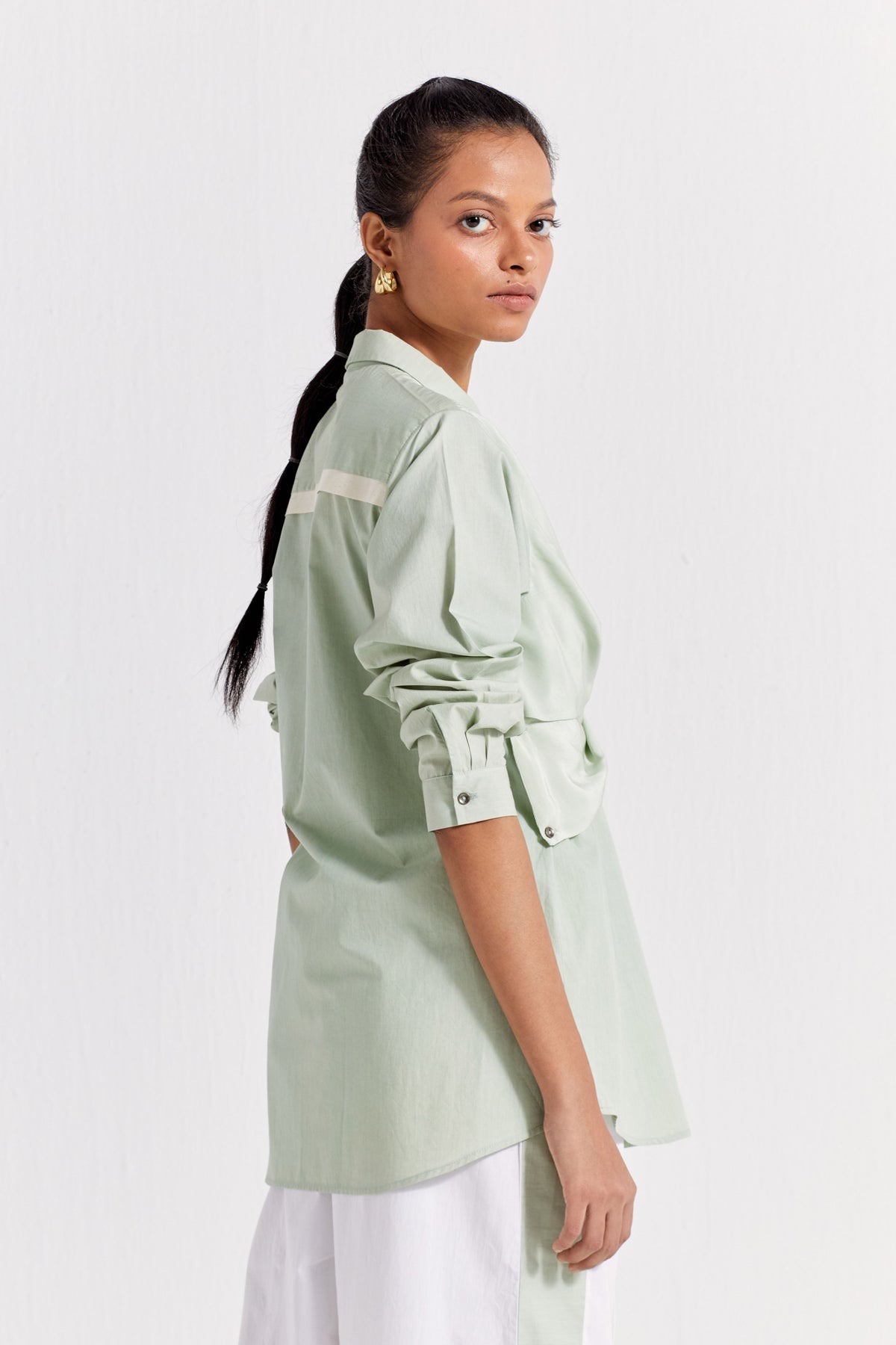 Front Twist Shirt Co-ord