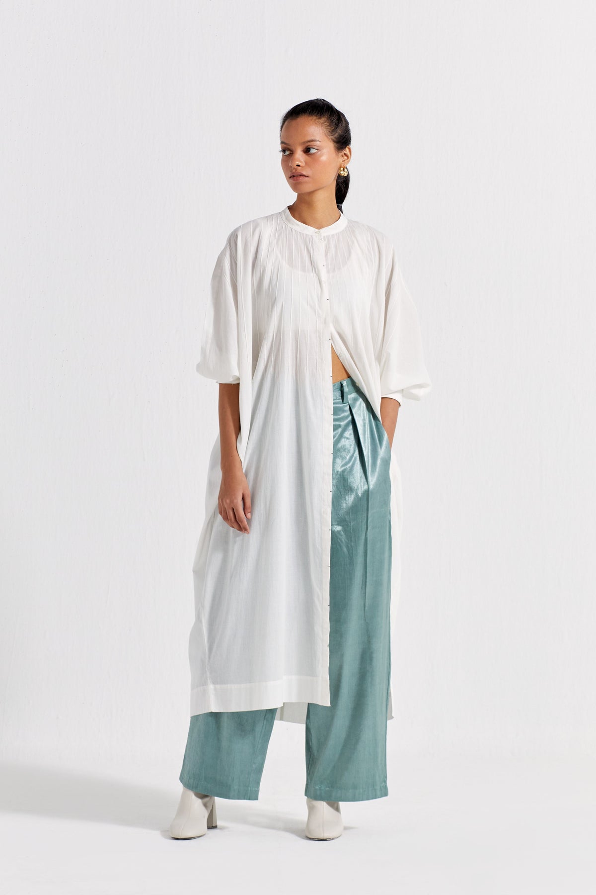 Pintuck Kaftan Co-ord