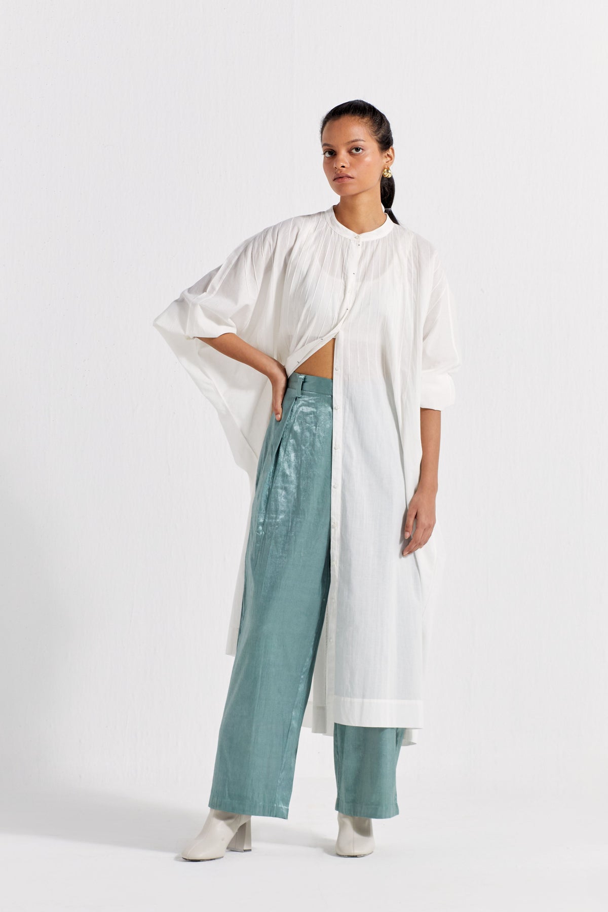 Pintuck Kaftan