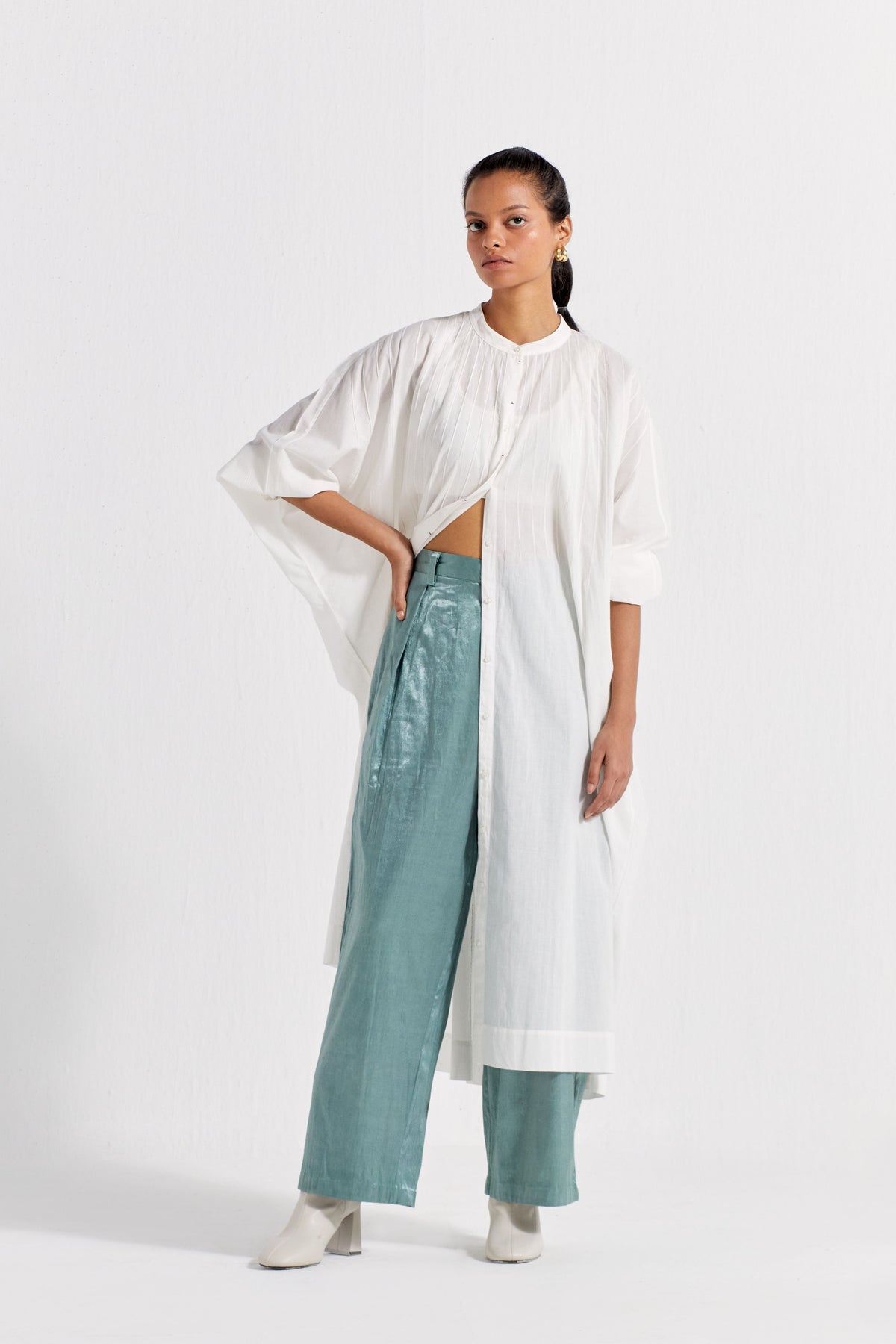 Pintuck Kaftan Co-ord