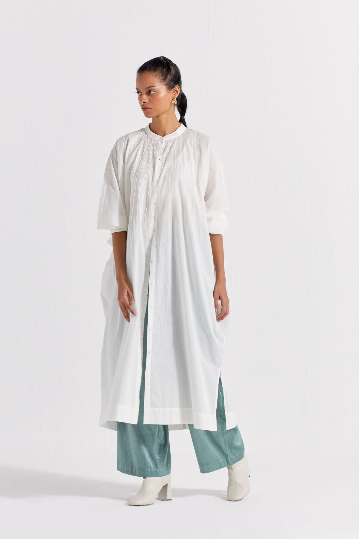 Pintuck Kaftan Co-ord