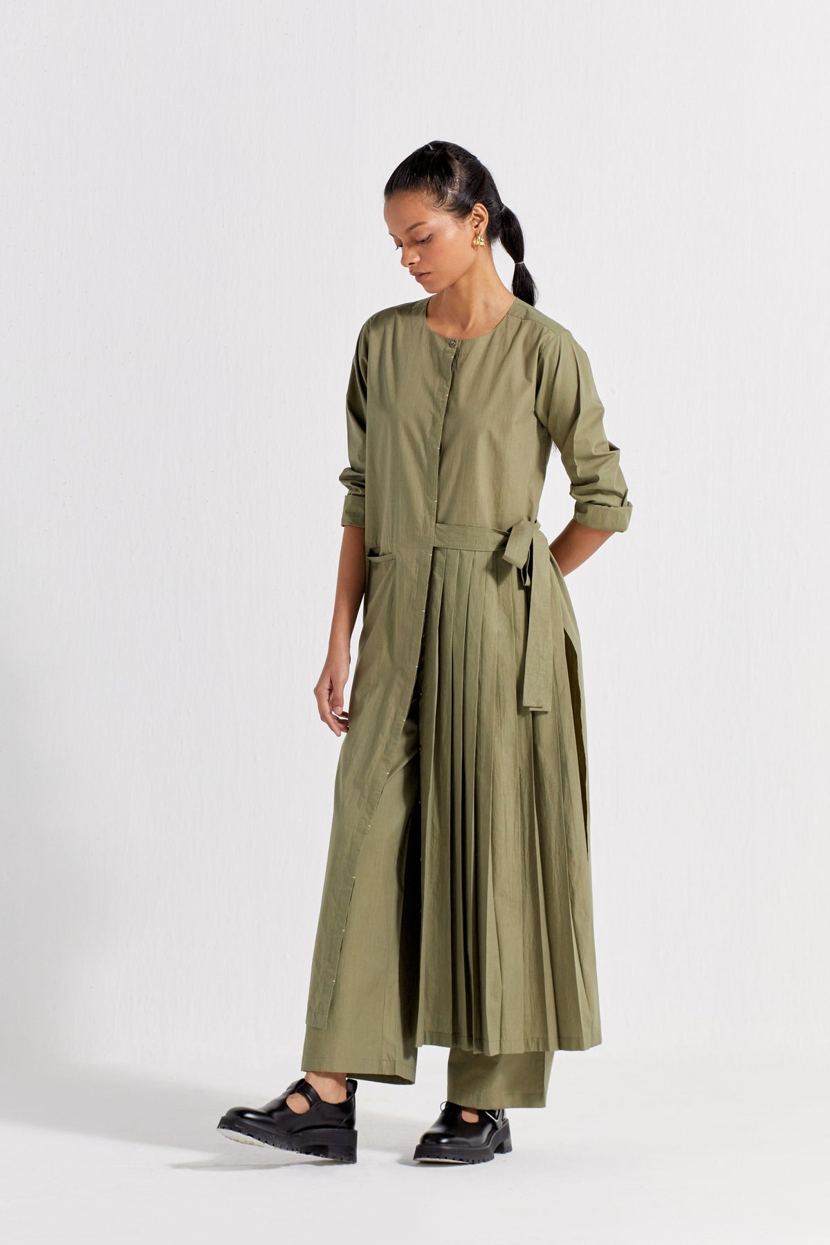 Front Pleat Jacket Co-ord