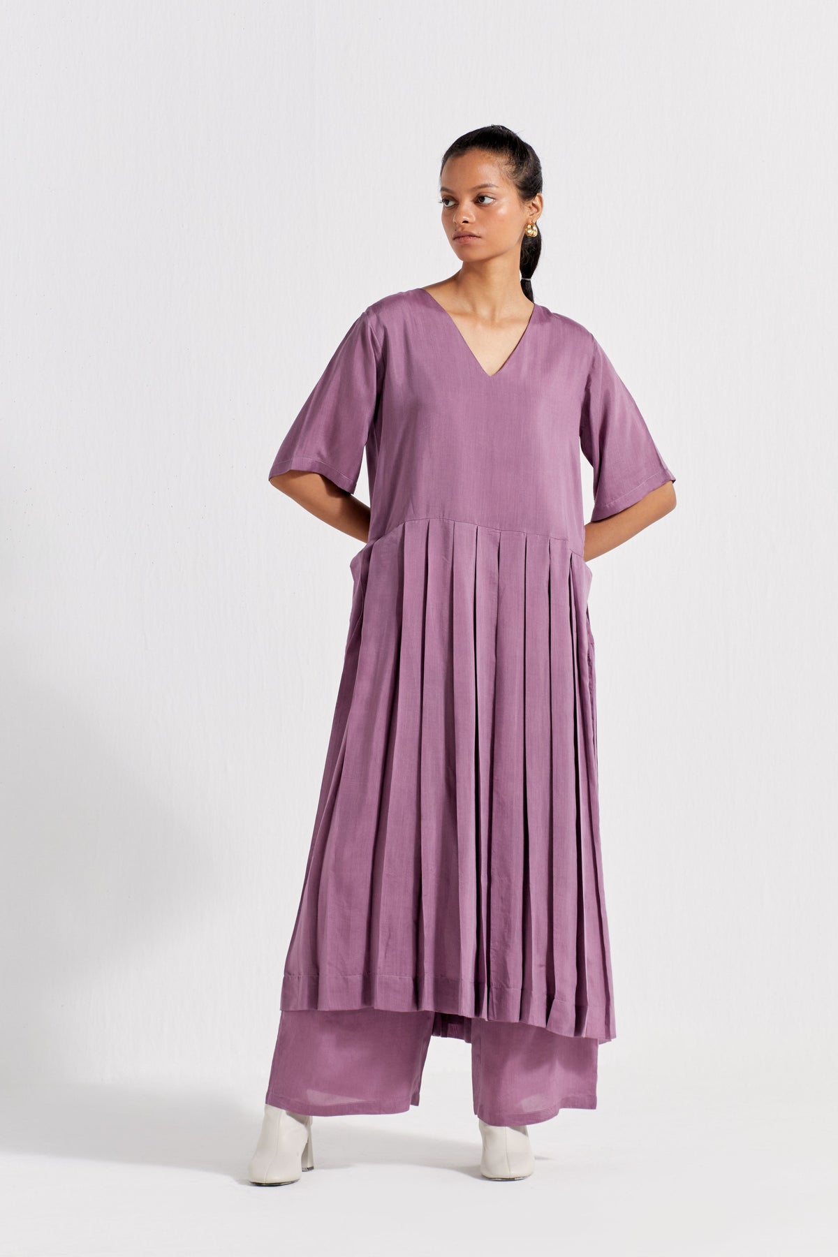 Waist Pleat Tunic