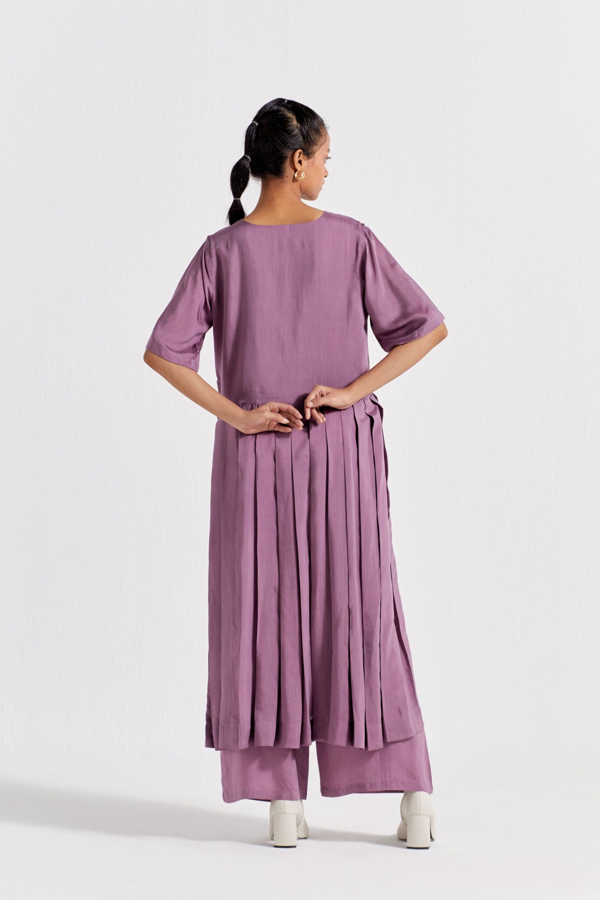 Waist Pleat Tunic Co-ord