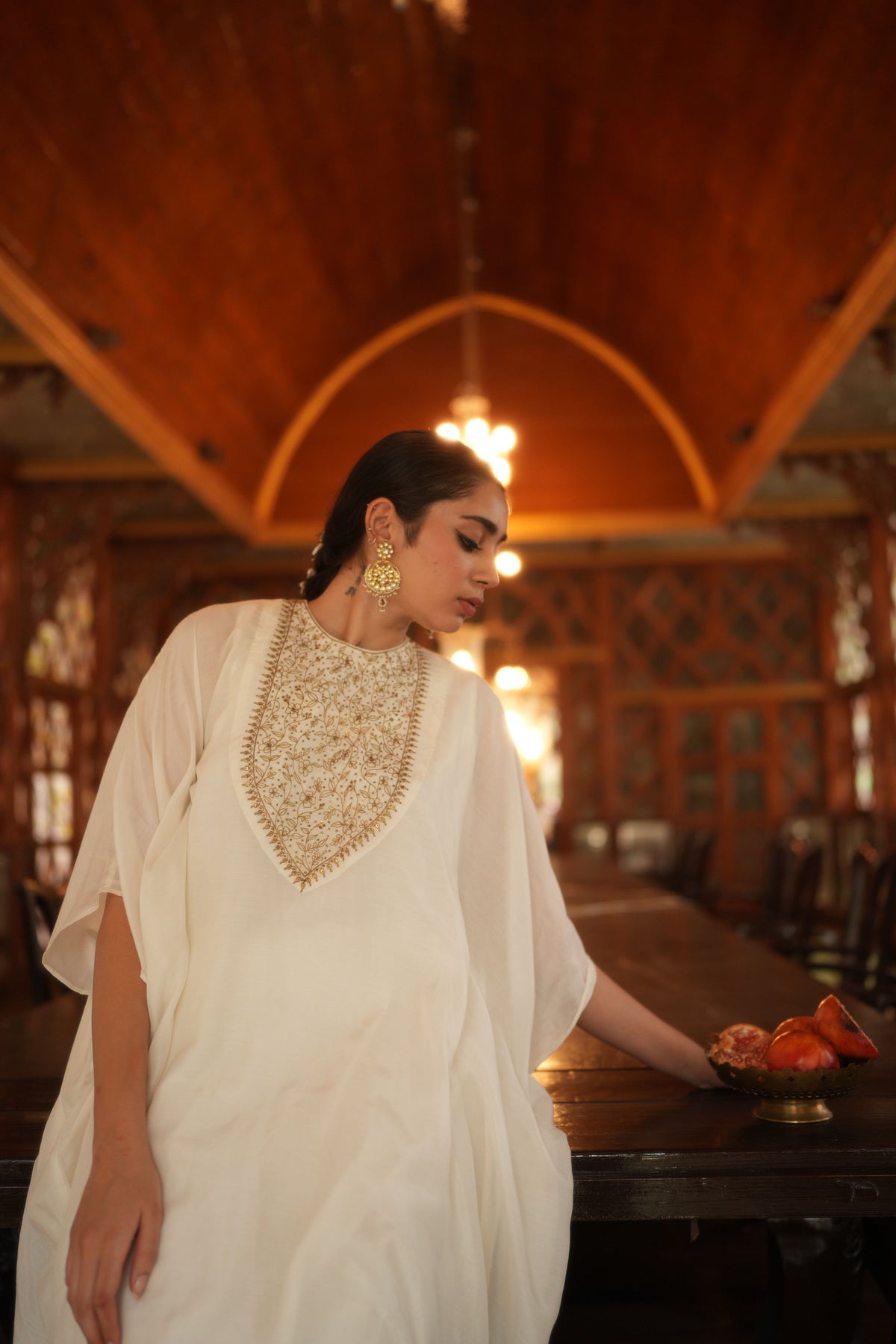 Ivory Lailaa Kaftan Set