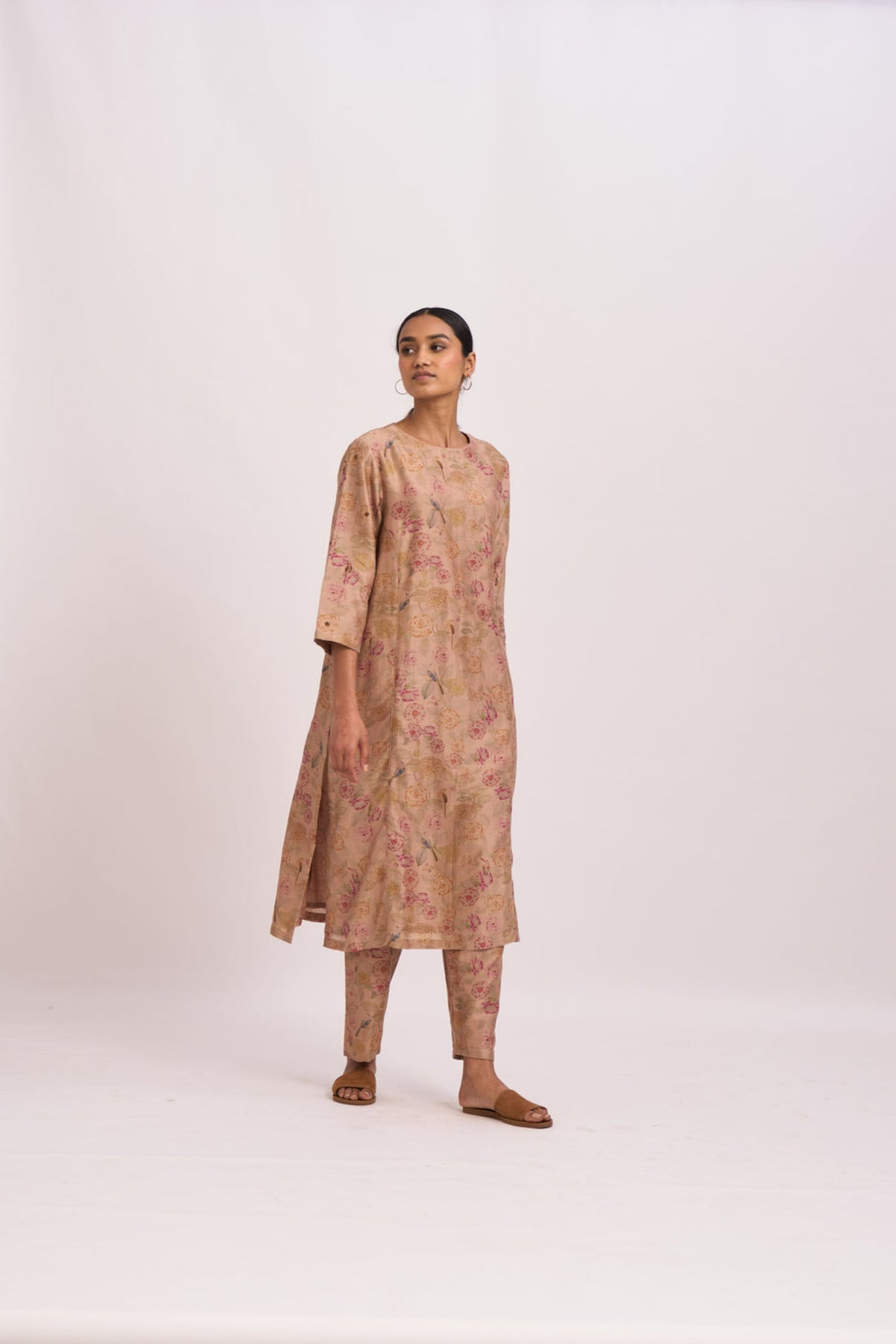 Beige kurta set