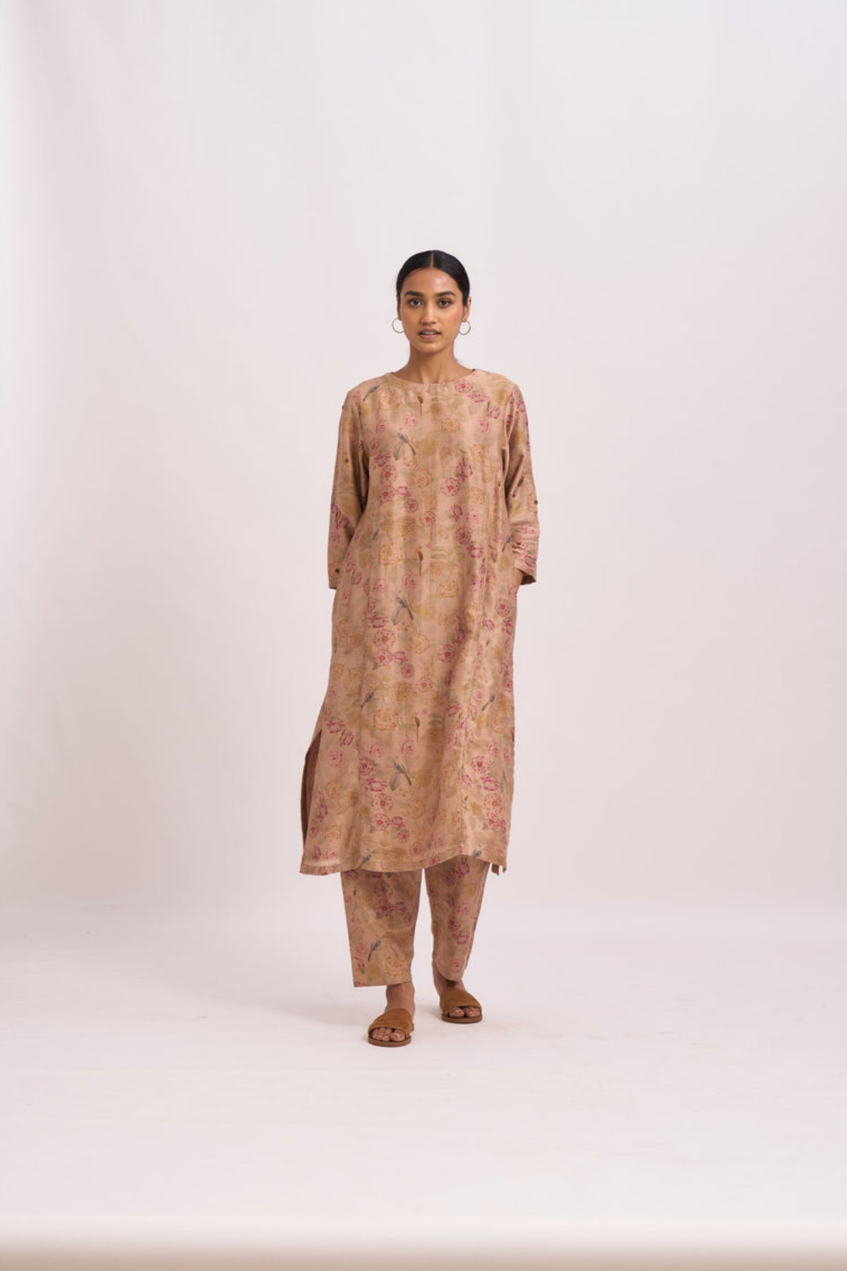 Beige kurta set