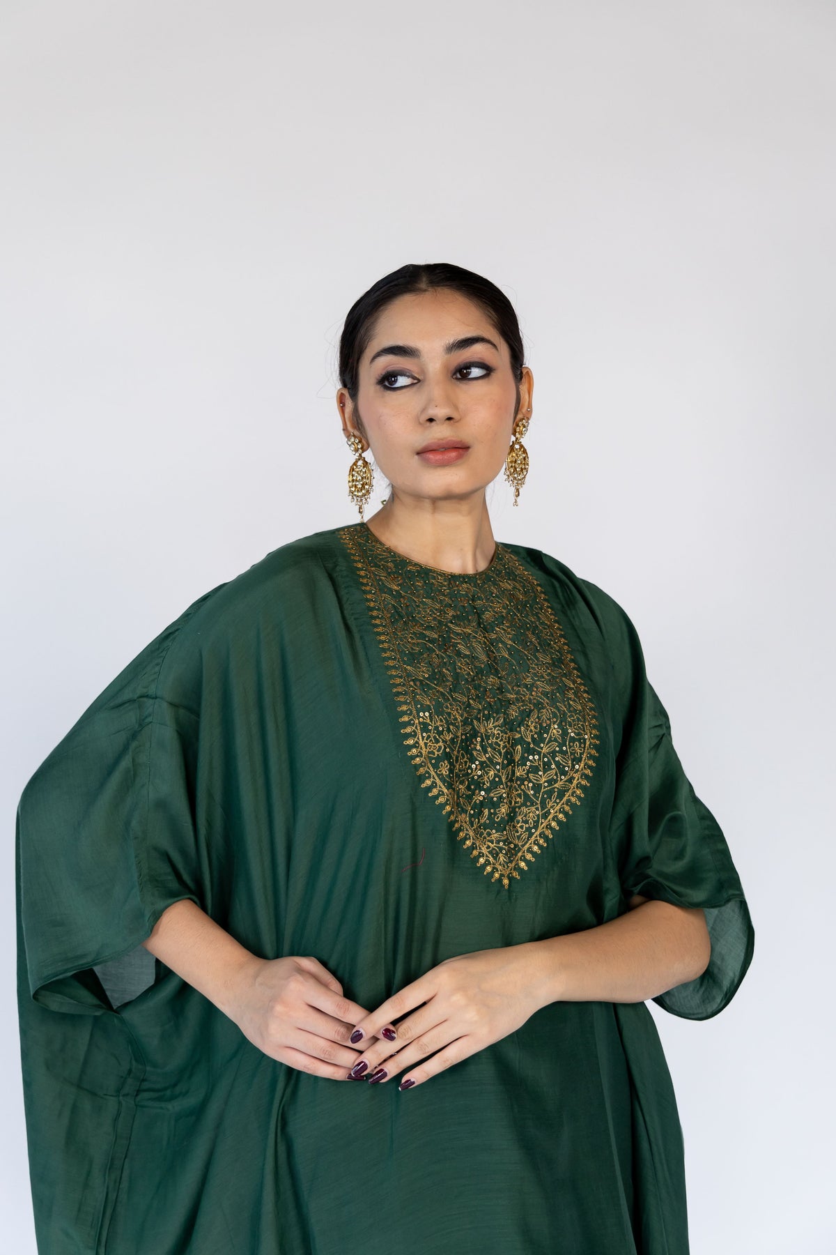 Green Lailaa Kaftan Set