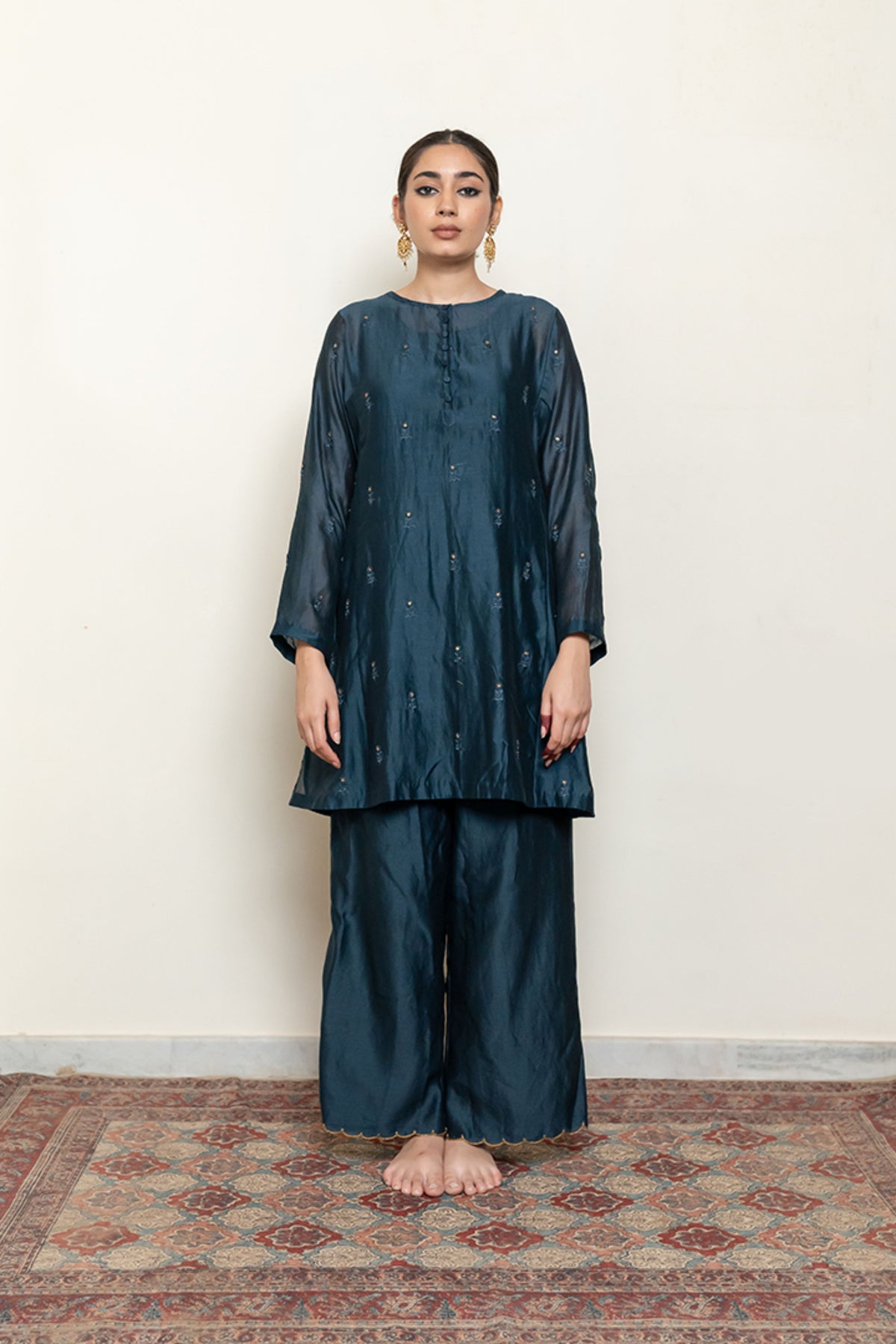 Roohi Kalidaar Kurta With Dupatta