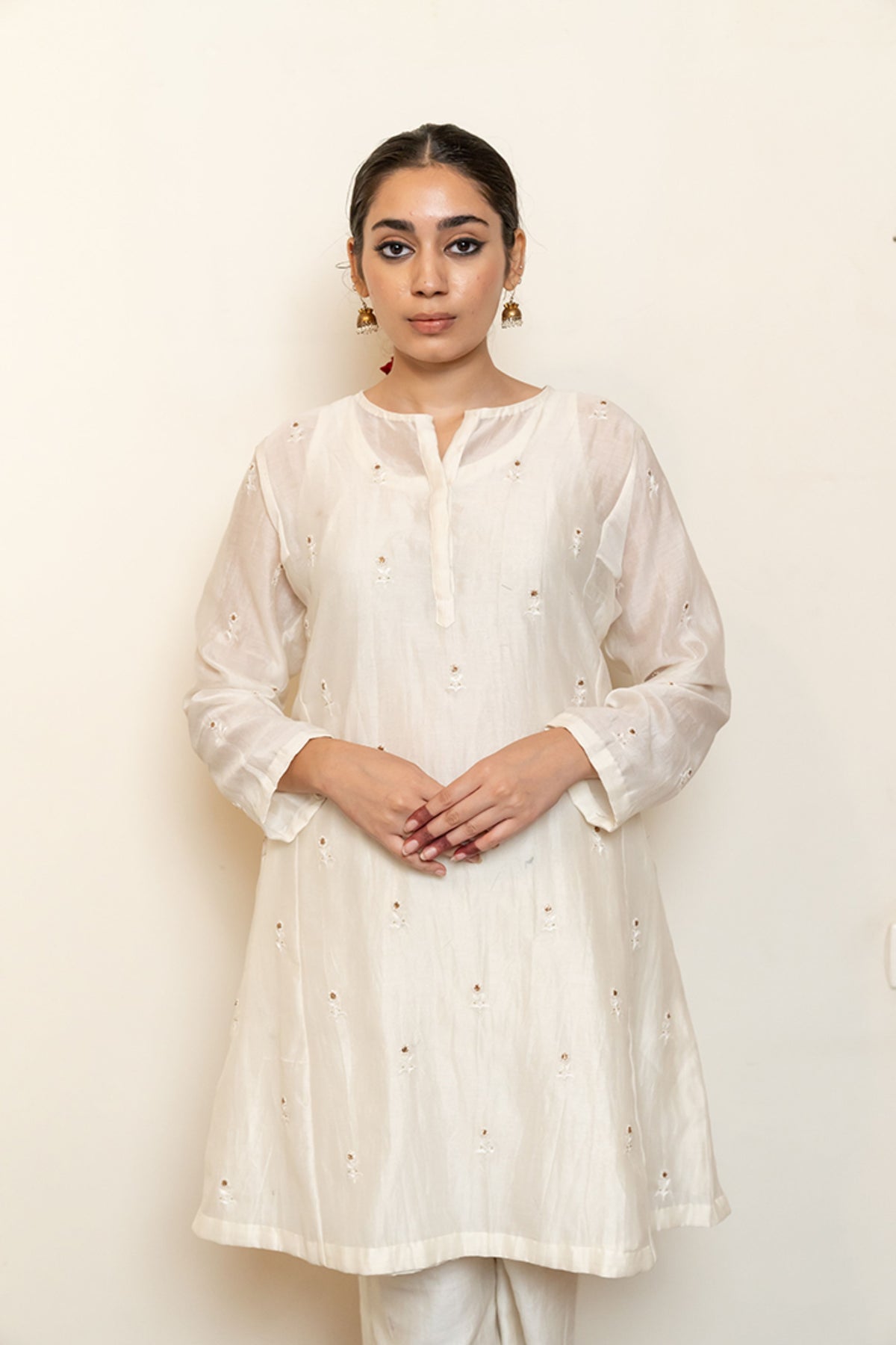 Ivory Roohi Kalidaar Kurta