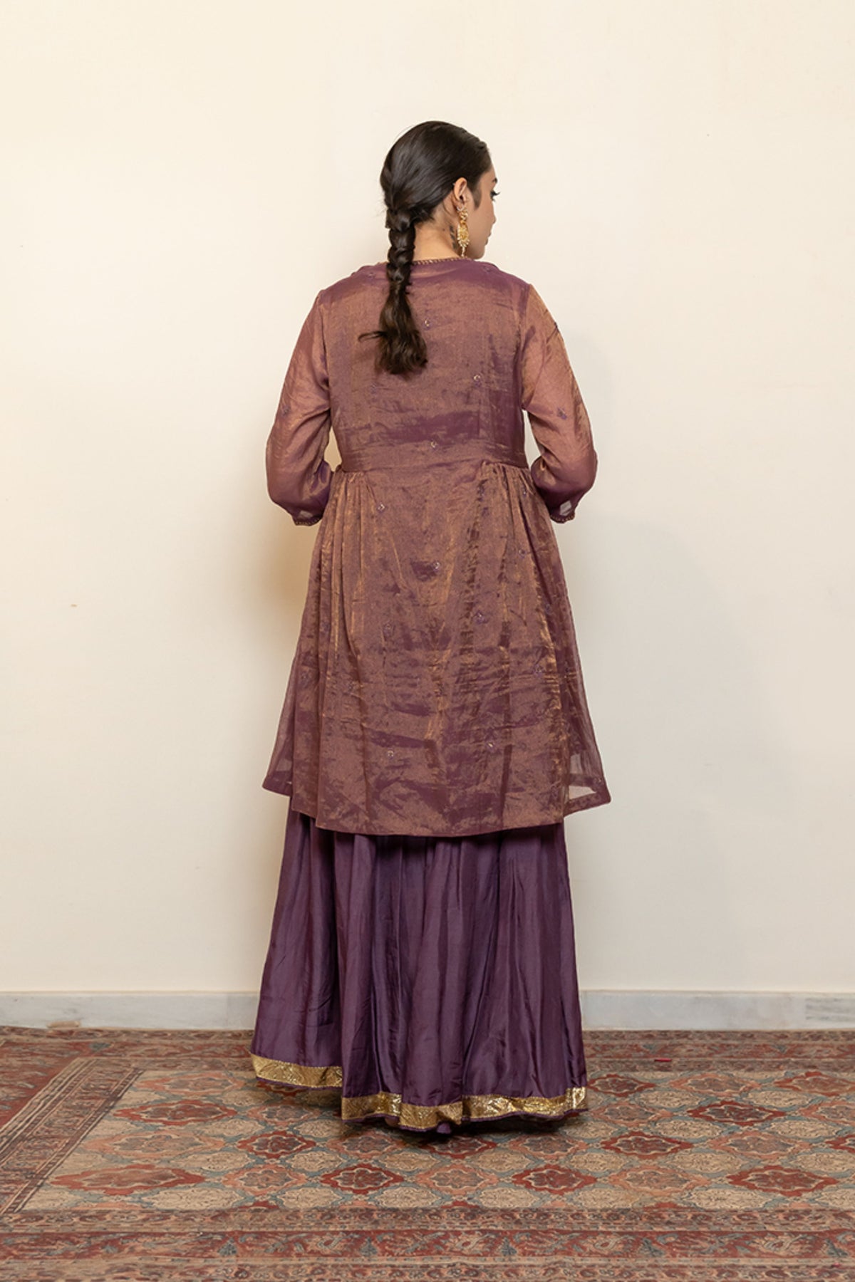 Zareen Gharara Kurta Set