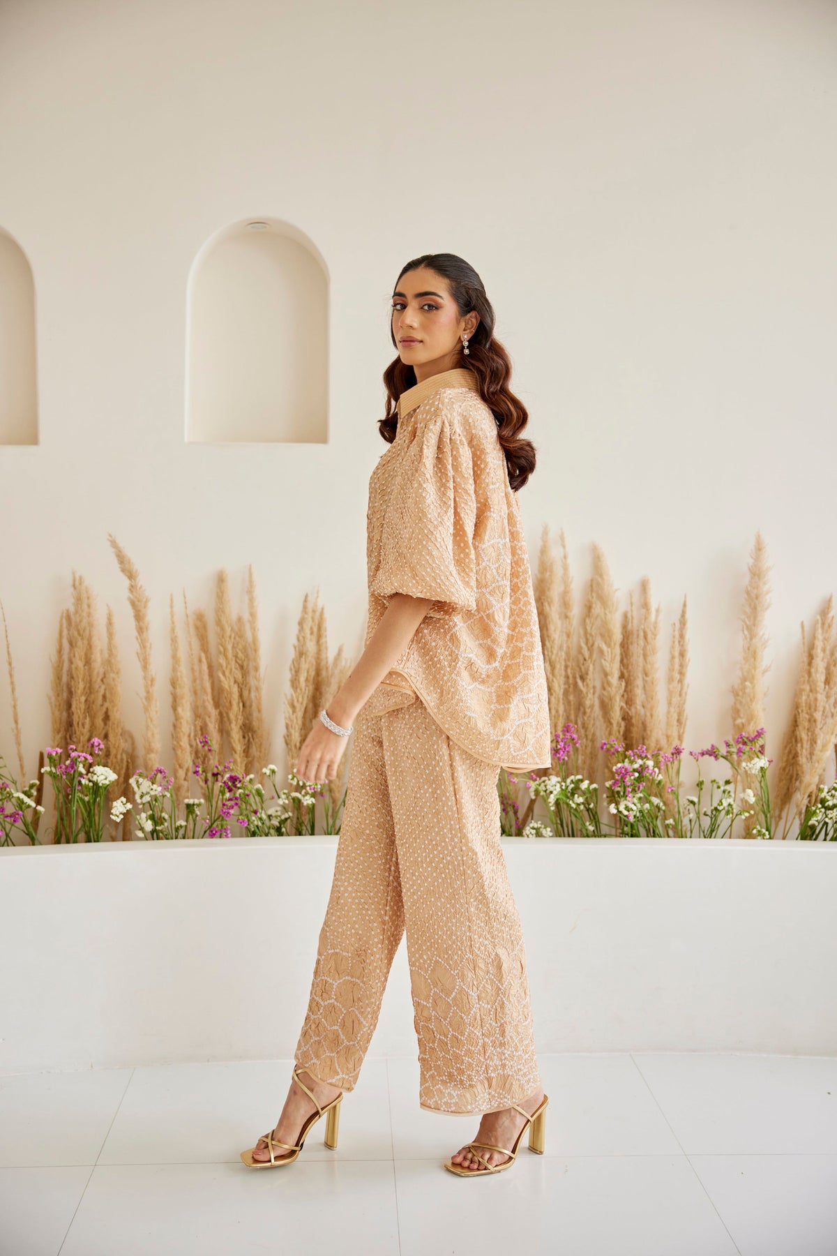 Artisanal Bandhani Tulip Top