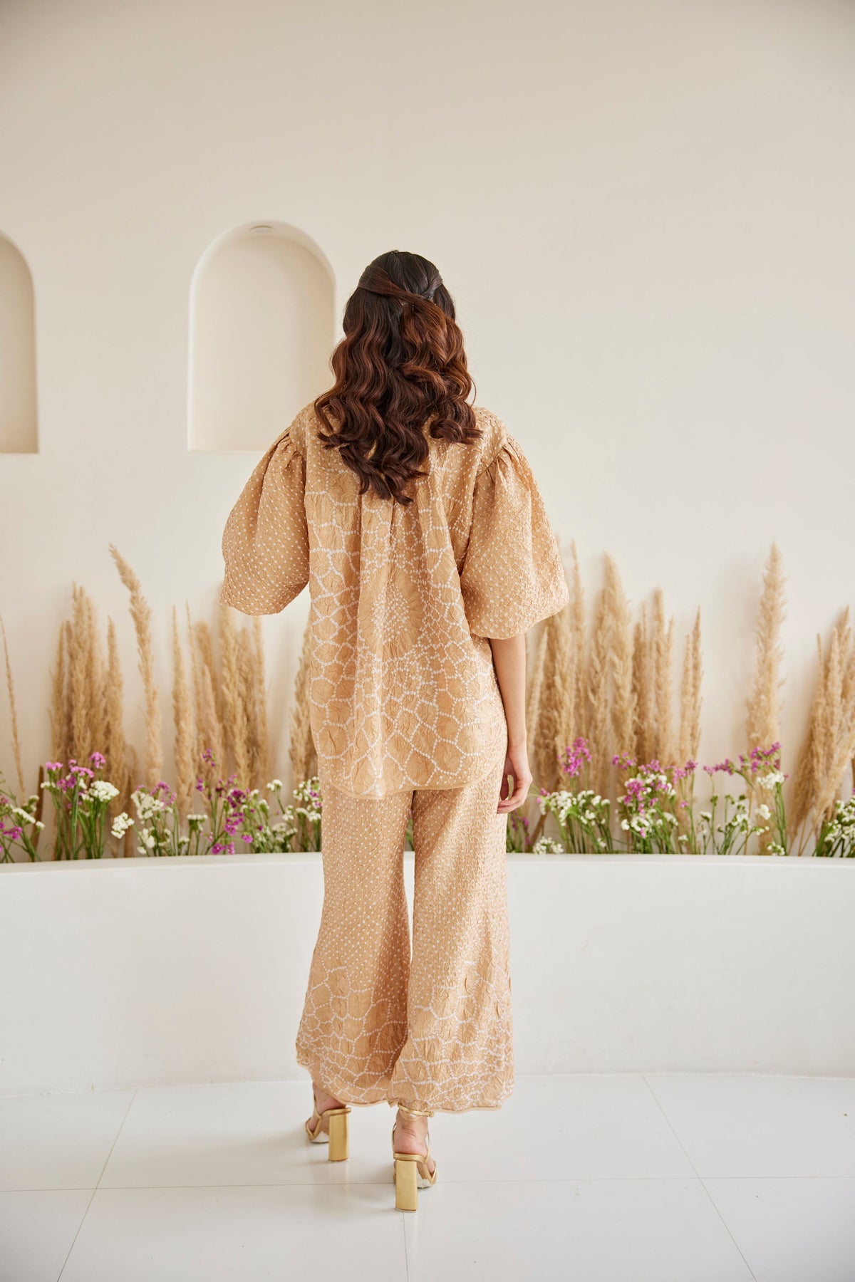 Artisanal Bandhani Tulip Top