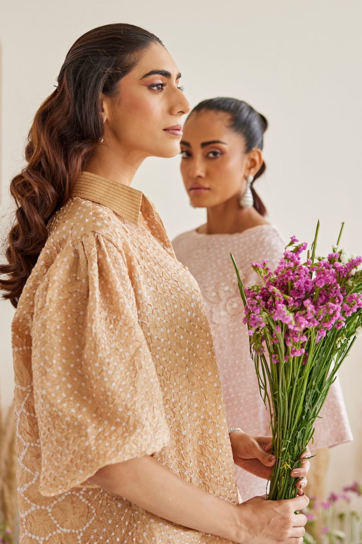 Artisanal Bandhani Tulip Top